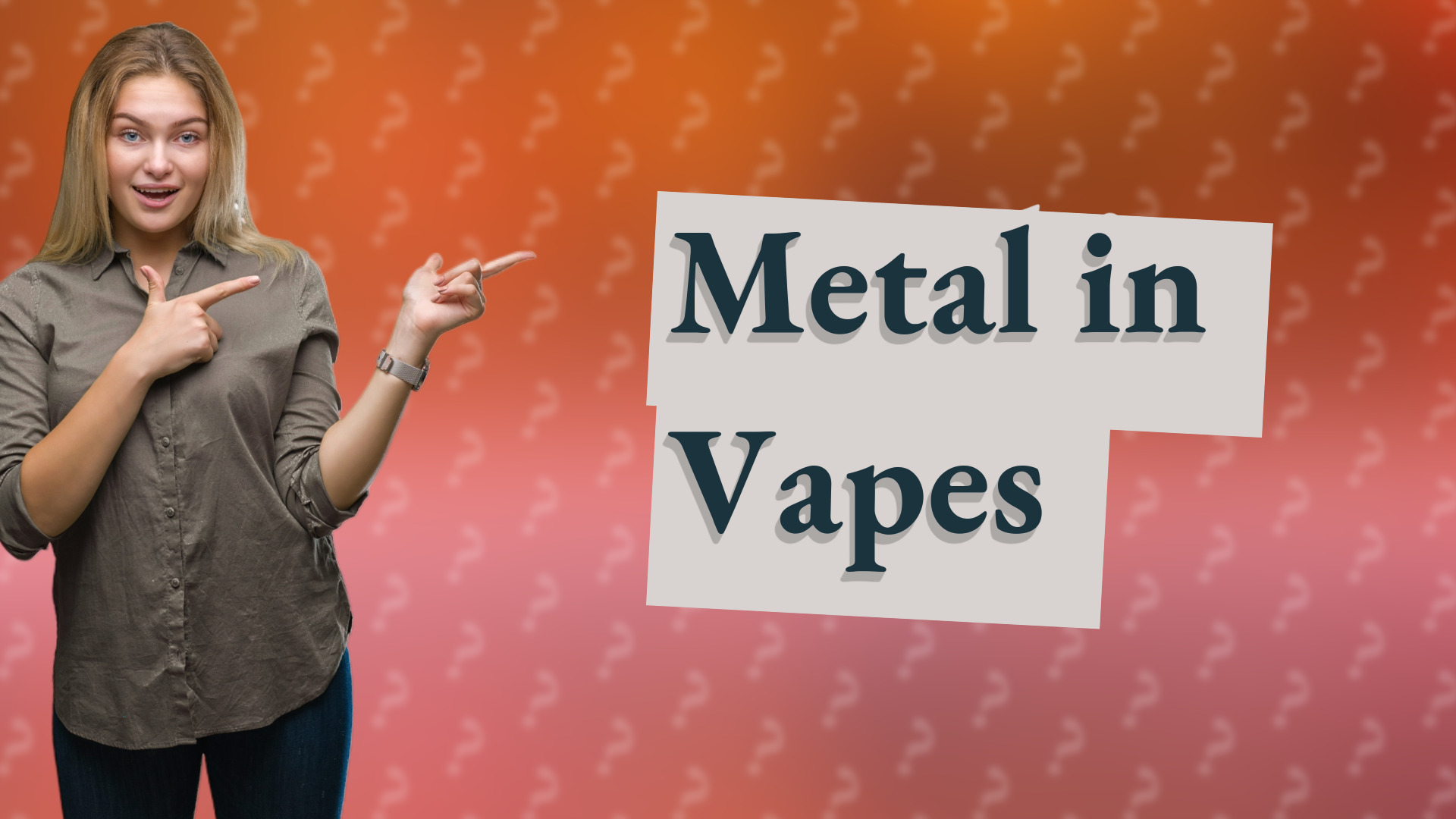 Metal in Vapes