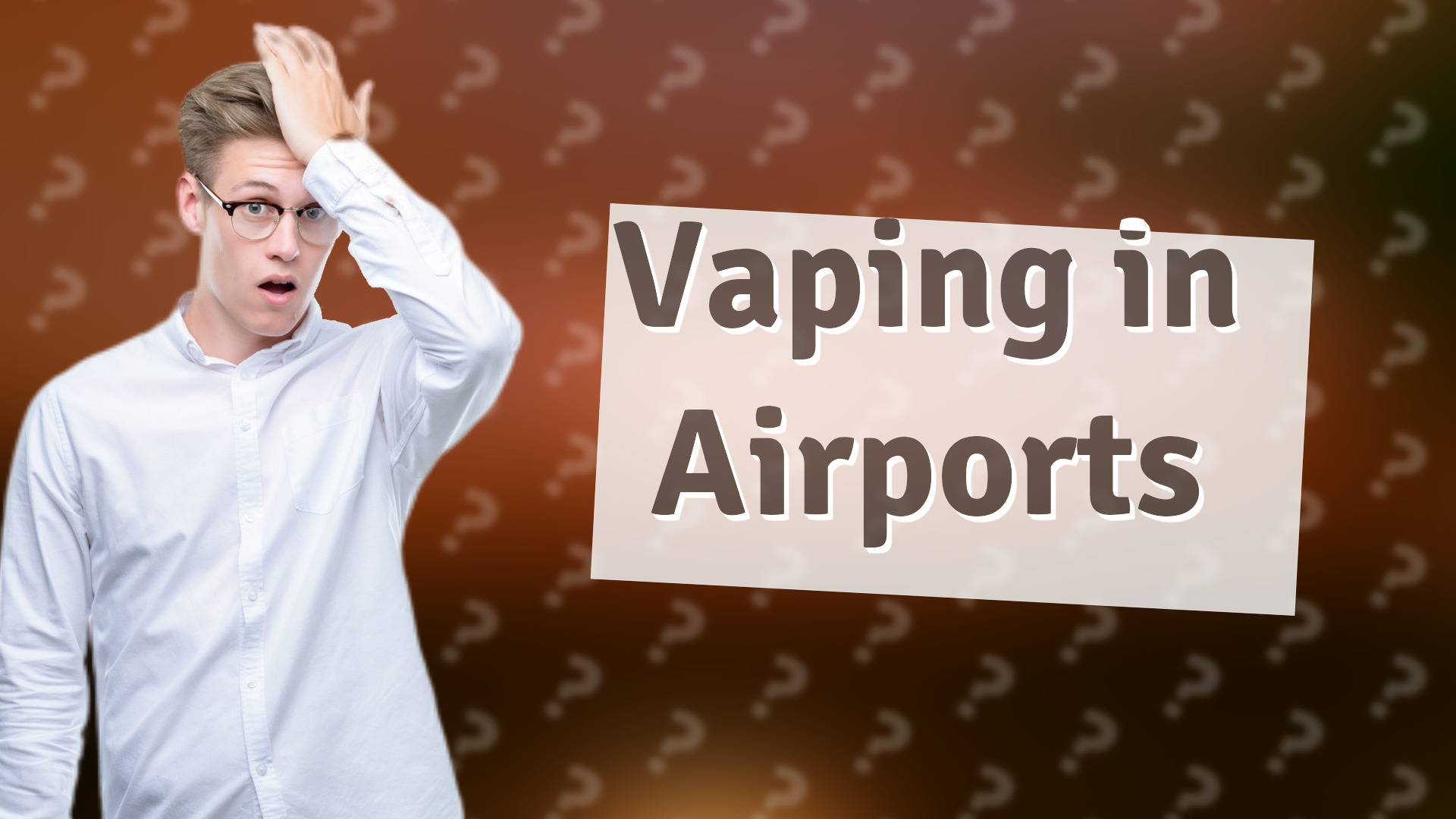 Vaping in Airports