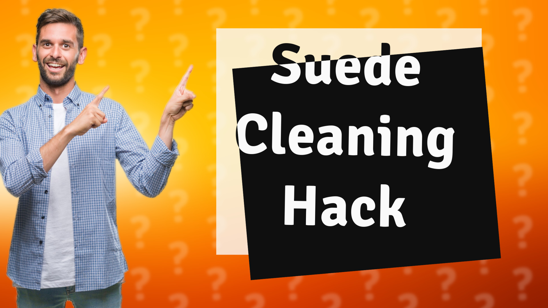 Suede Cleaning Hack
