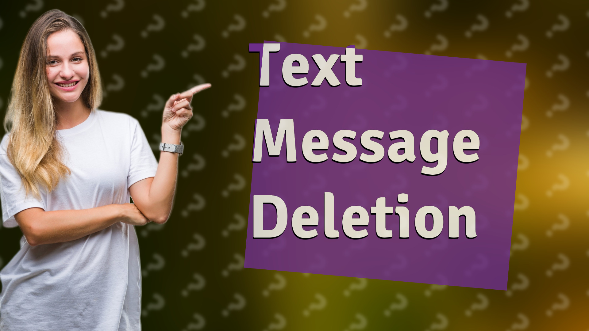 Text Message Deletion