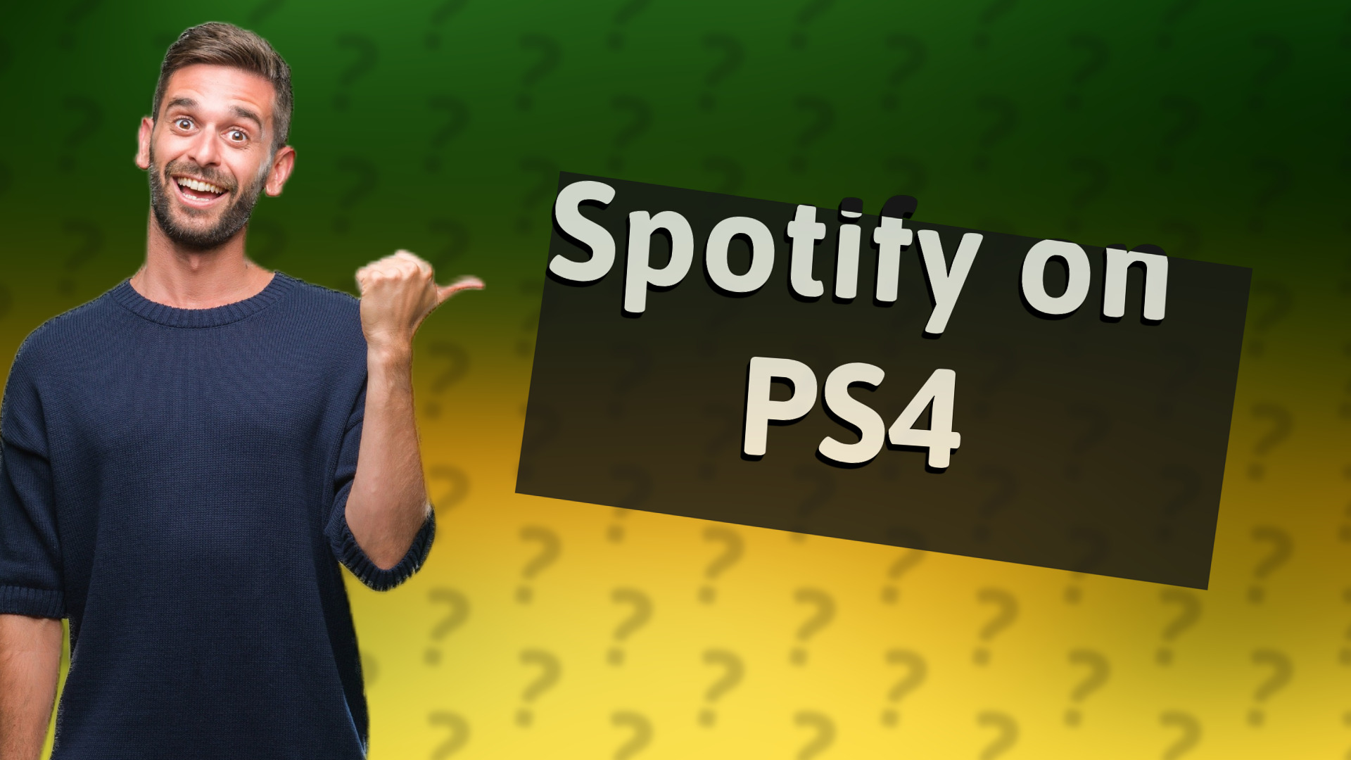 Spotify on PS4