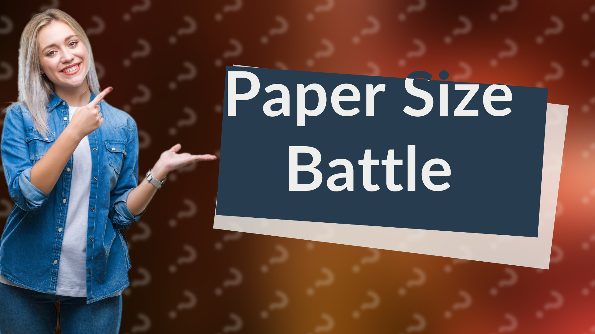 Paper Size Battle