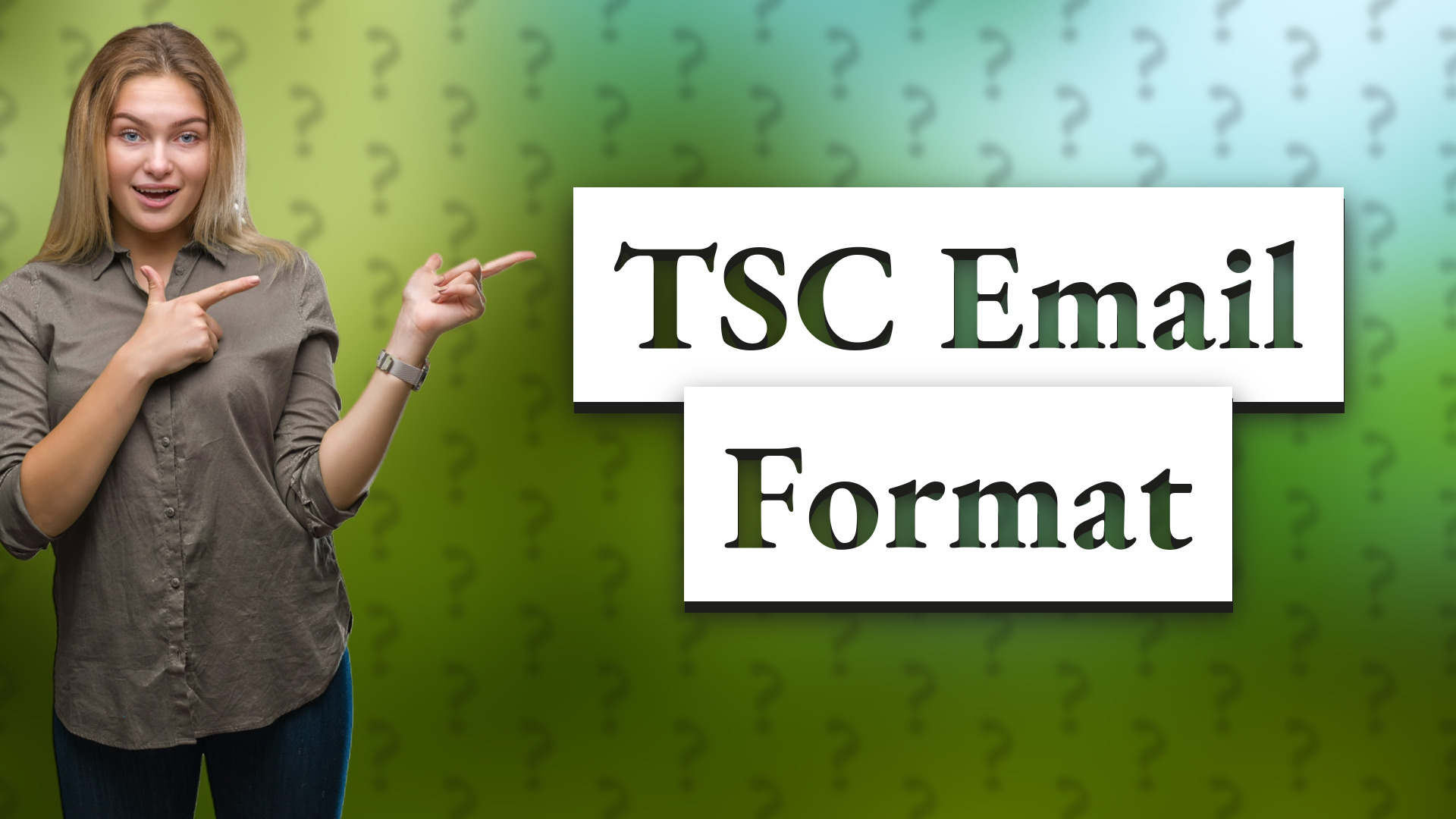 TSC Email Format