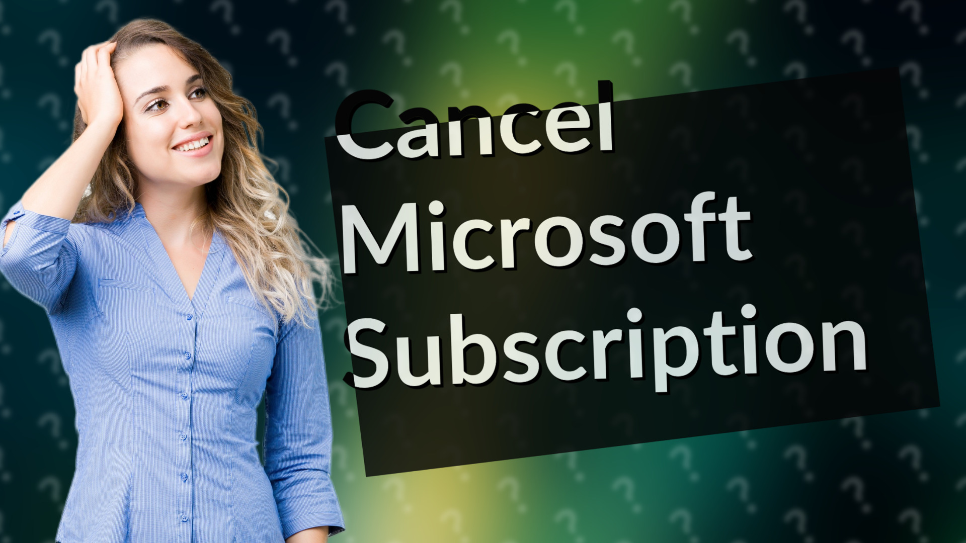 Cancel Microsoft Subscription