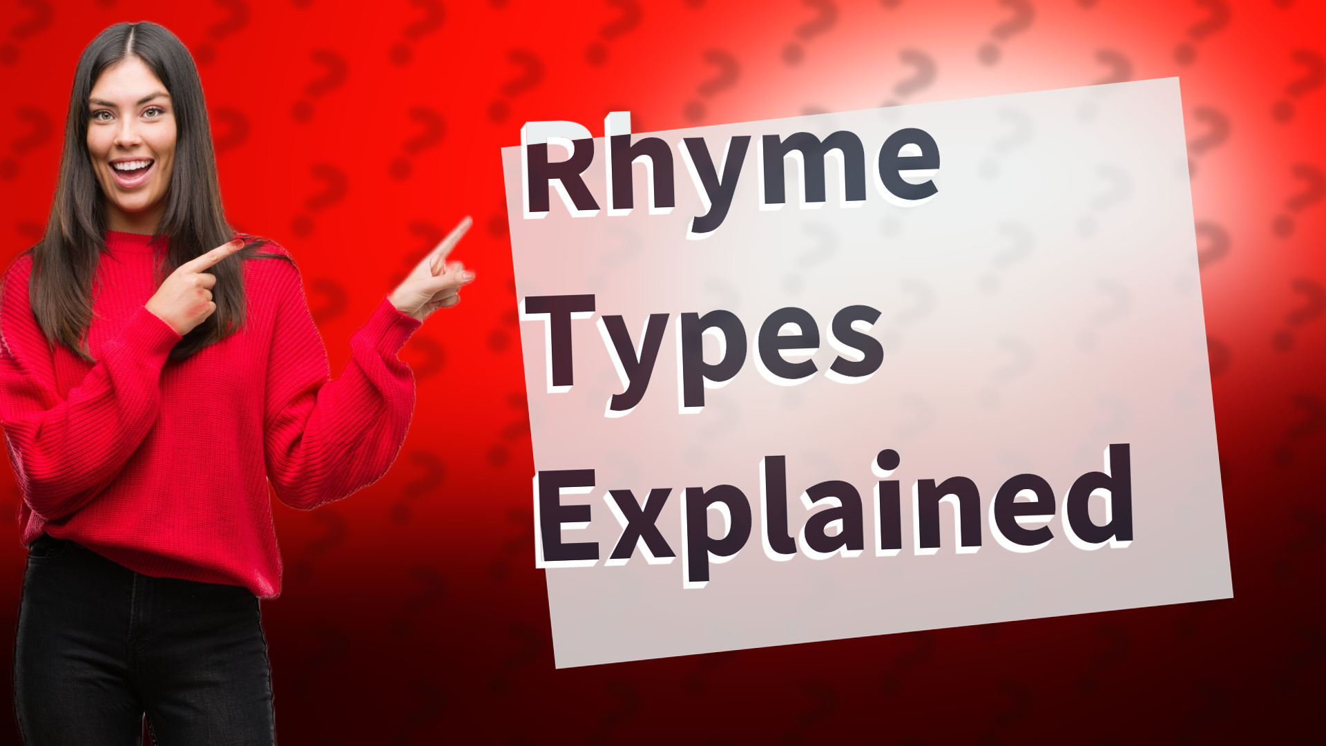 Rhyme Types Explained