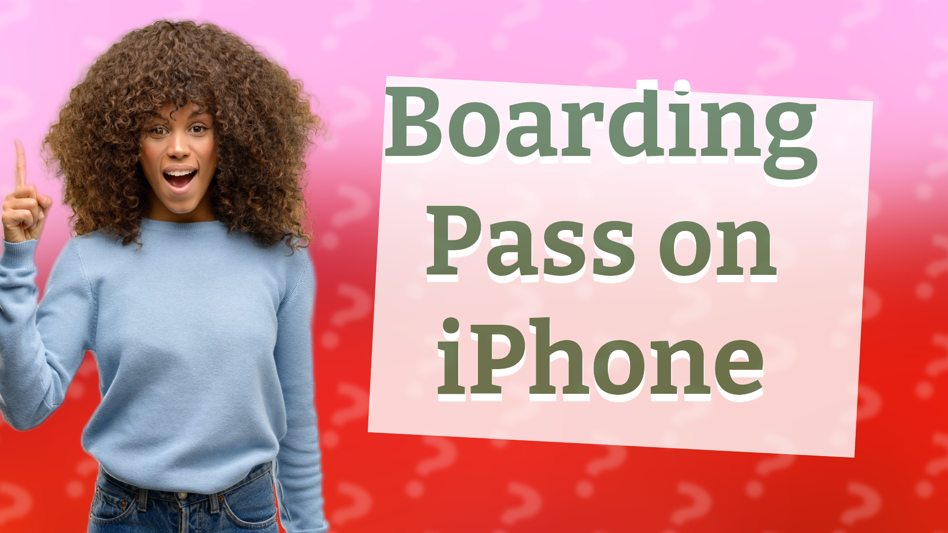 Boarding Pass on iPhone