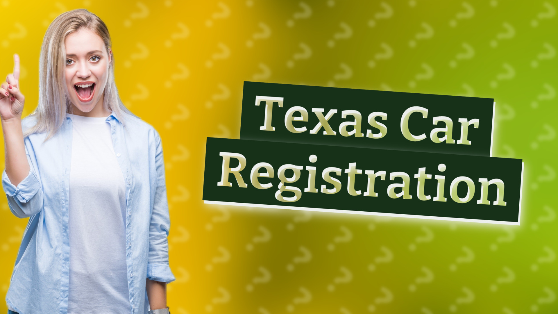Texas Car Registration