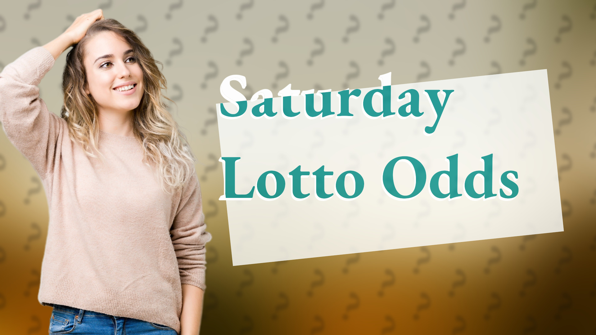 Saturday Lotto Odds