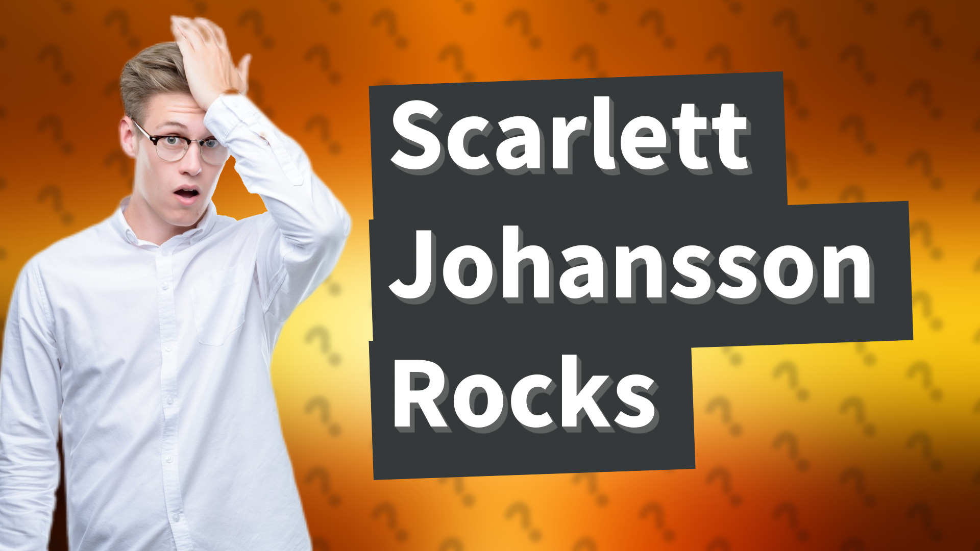 Scarlett Johansson Rocks