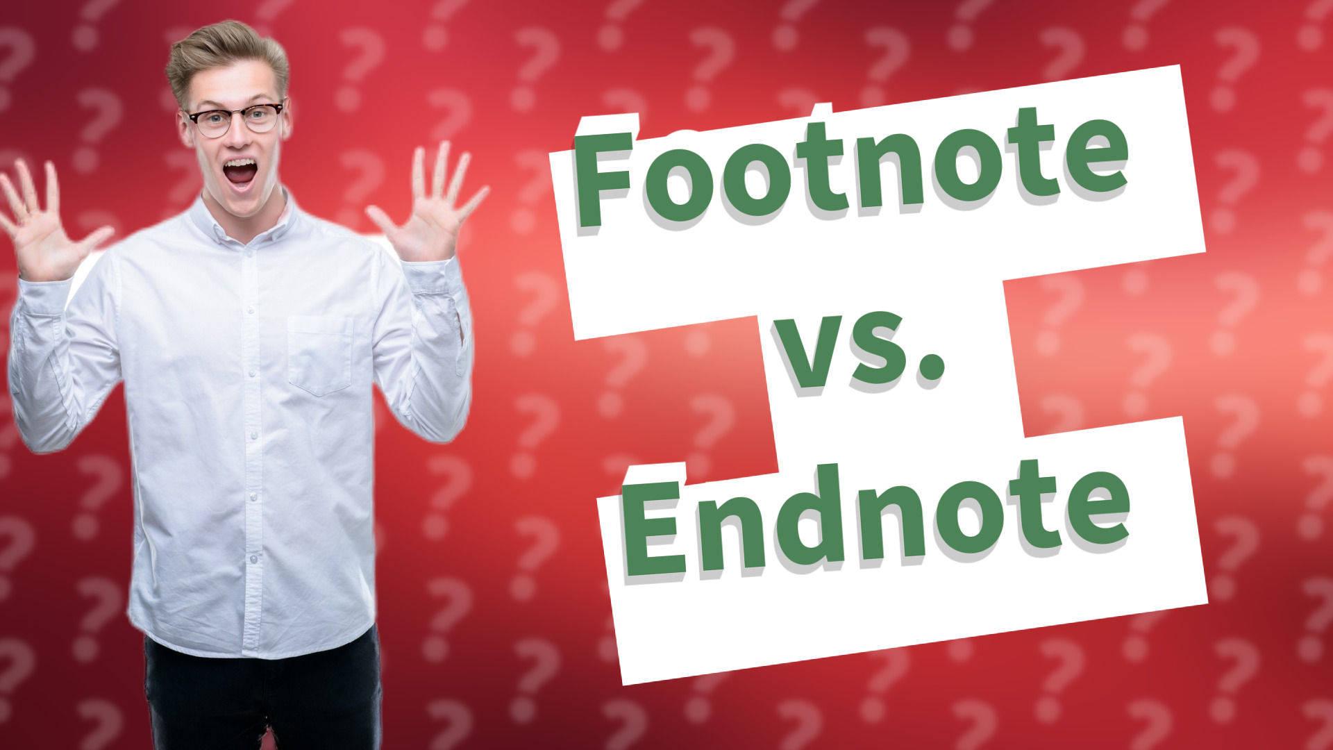Footnote vs. Endnote