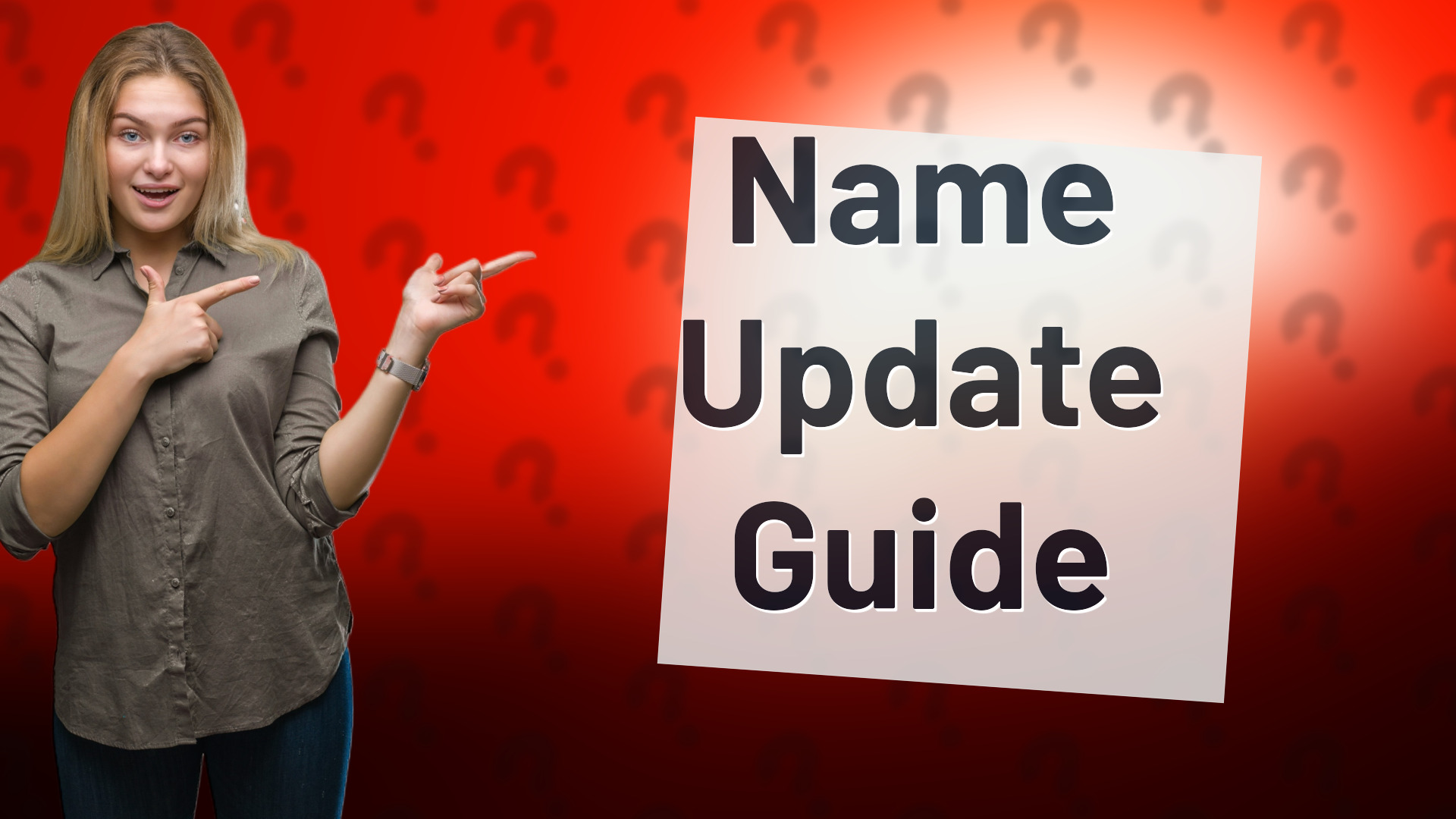 Name Update Guide
