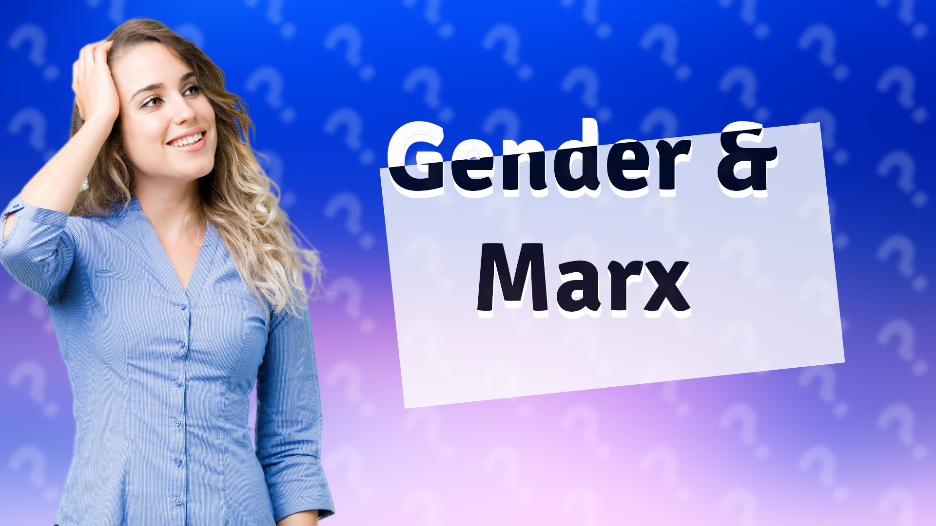 Gender & Marx