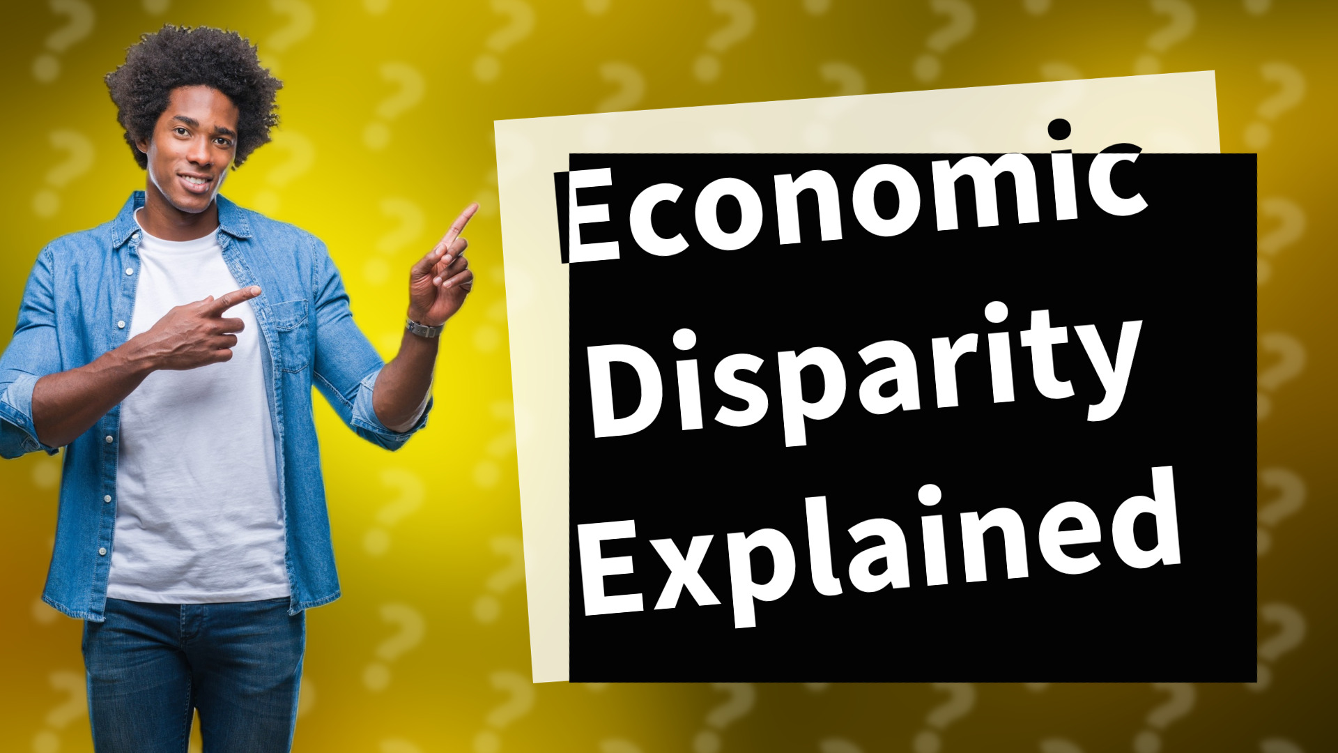 Economic Disparity Explained