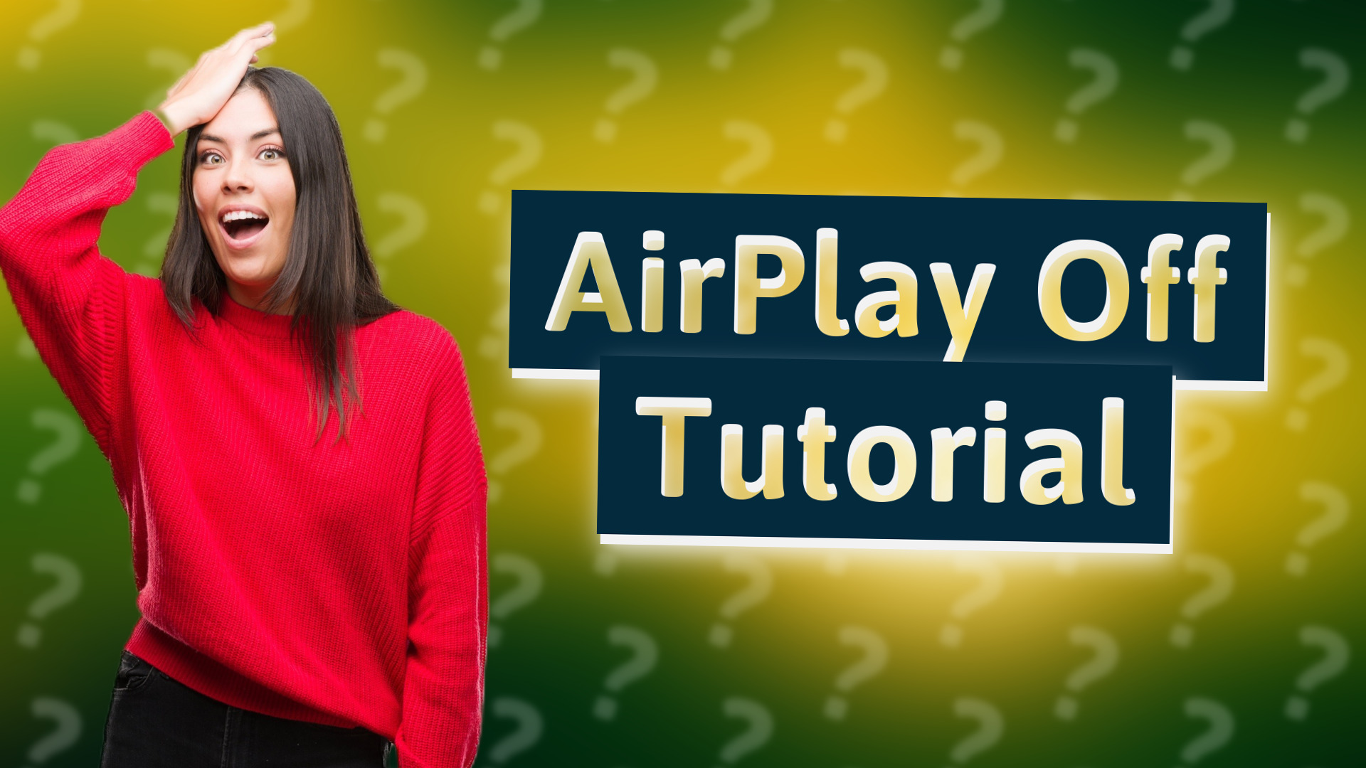 AirPlay Off Tutorial