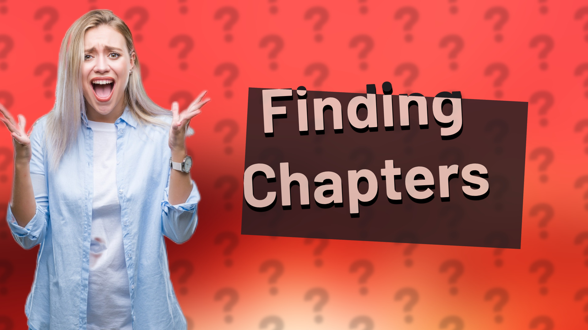 Finding Chapters