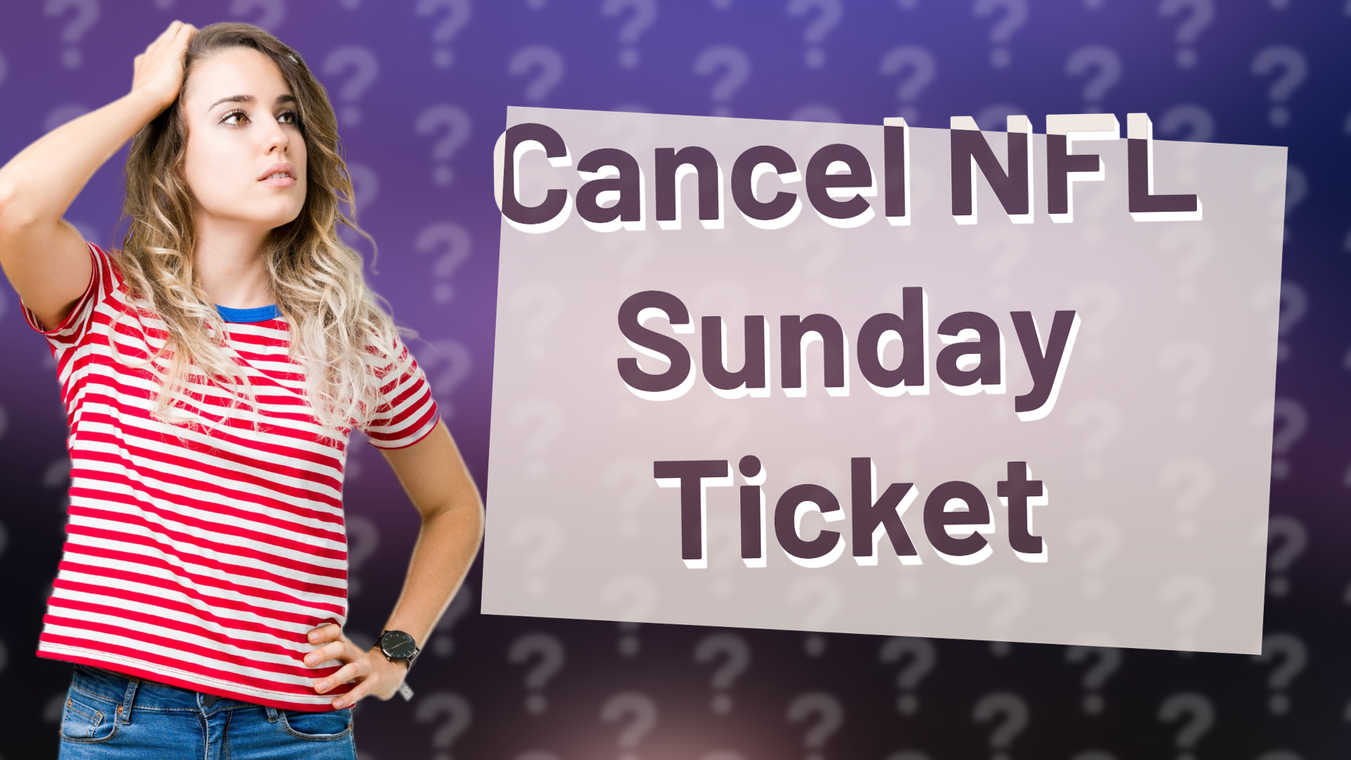 Cancel NFL Sunday Ticket