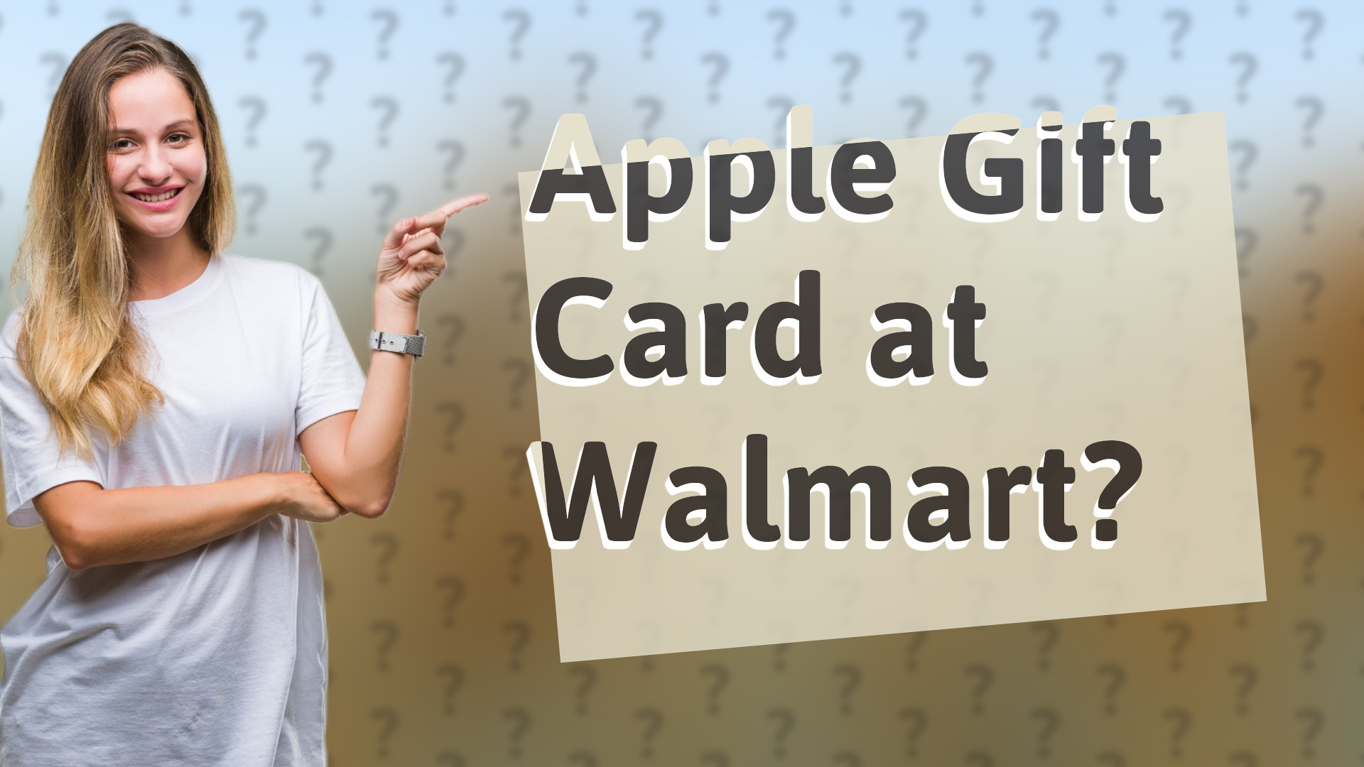 Apple Gift Card at Walmart?