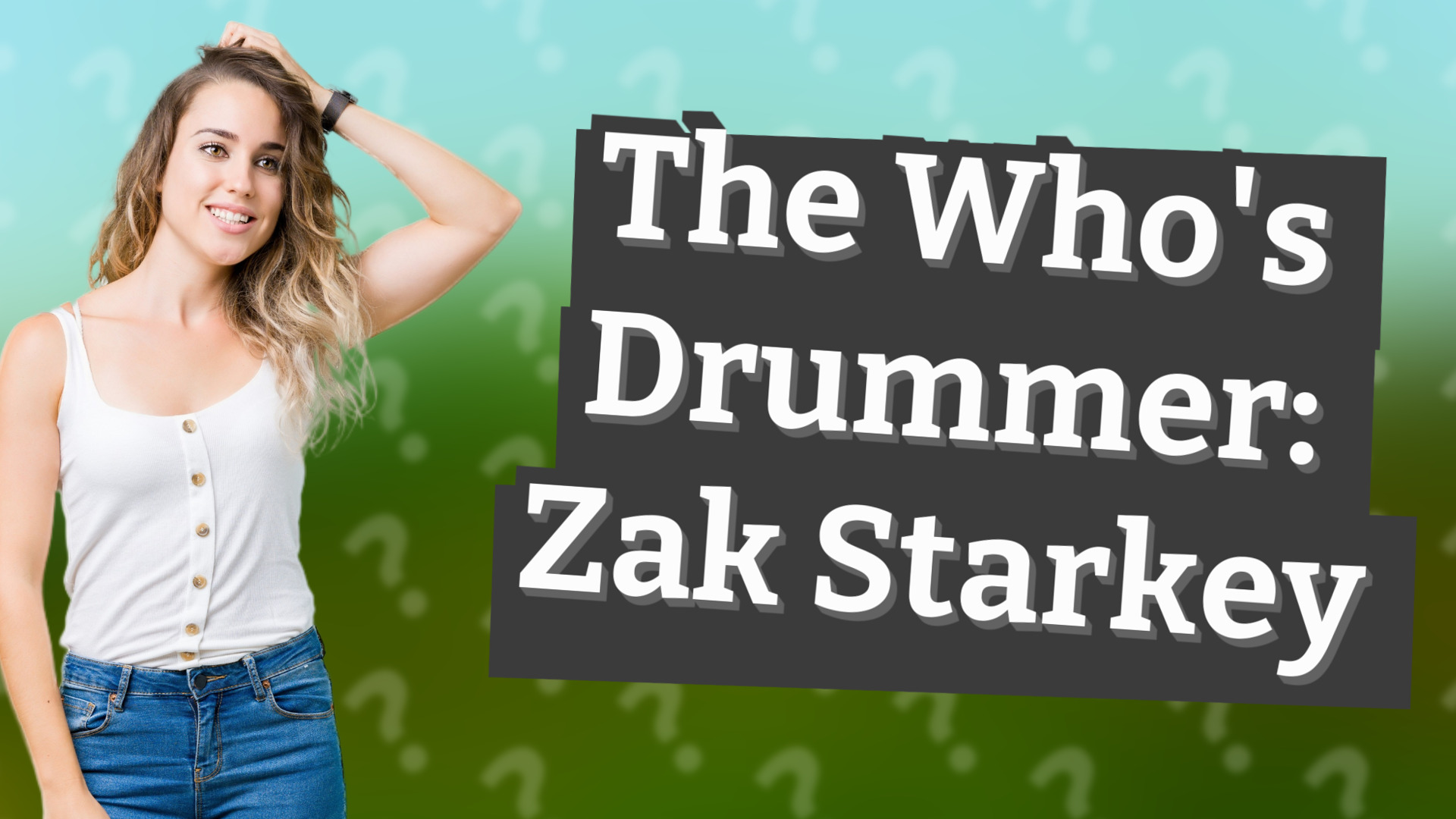 The Who's Drummer: Zak Starkey