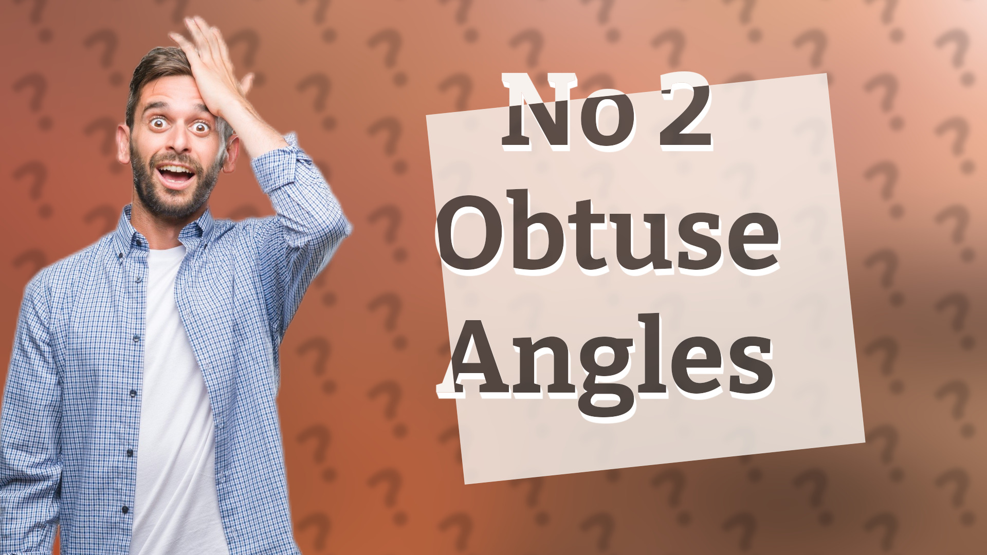 No 2 Obtuse Angles