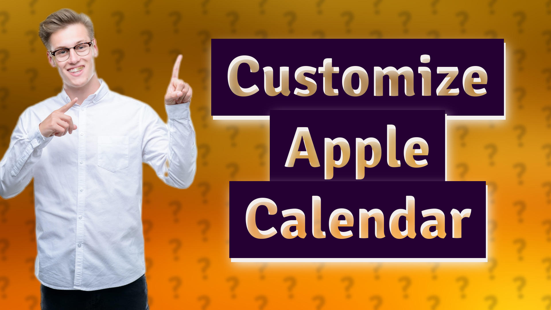 Customize Apple Calendar