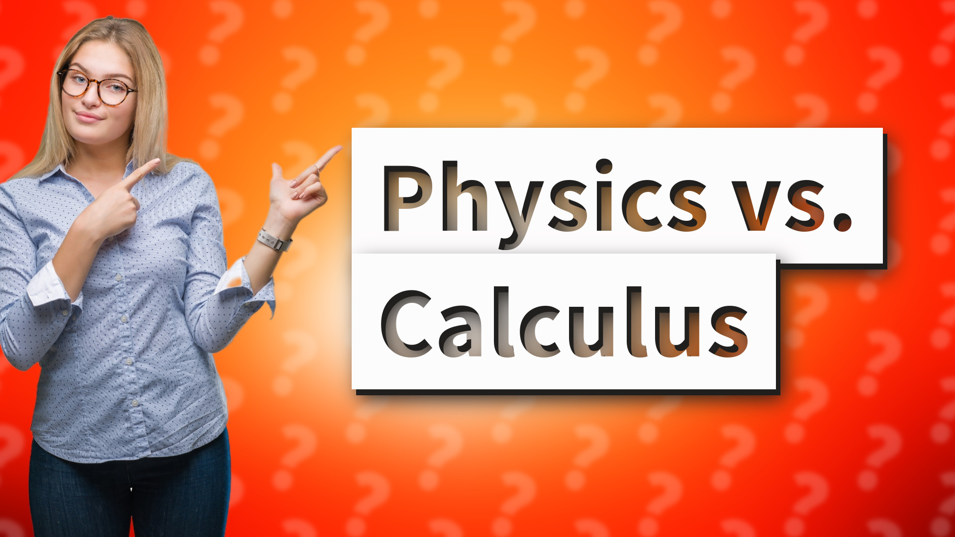 Physics vs. Calculus