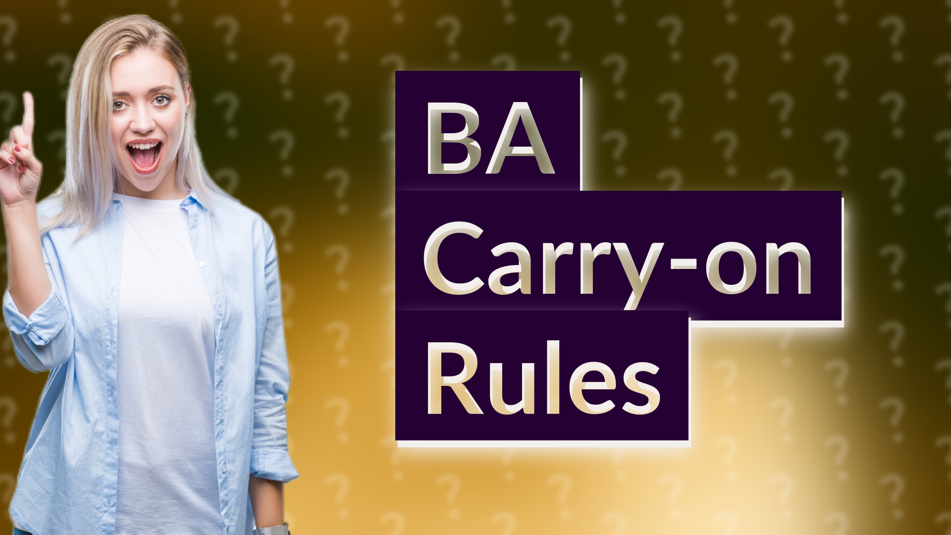BA Carry-on Rules