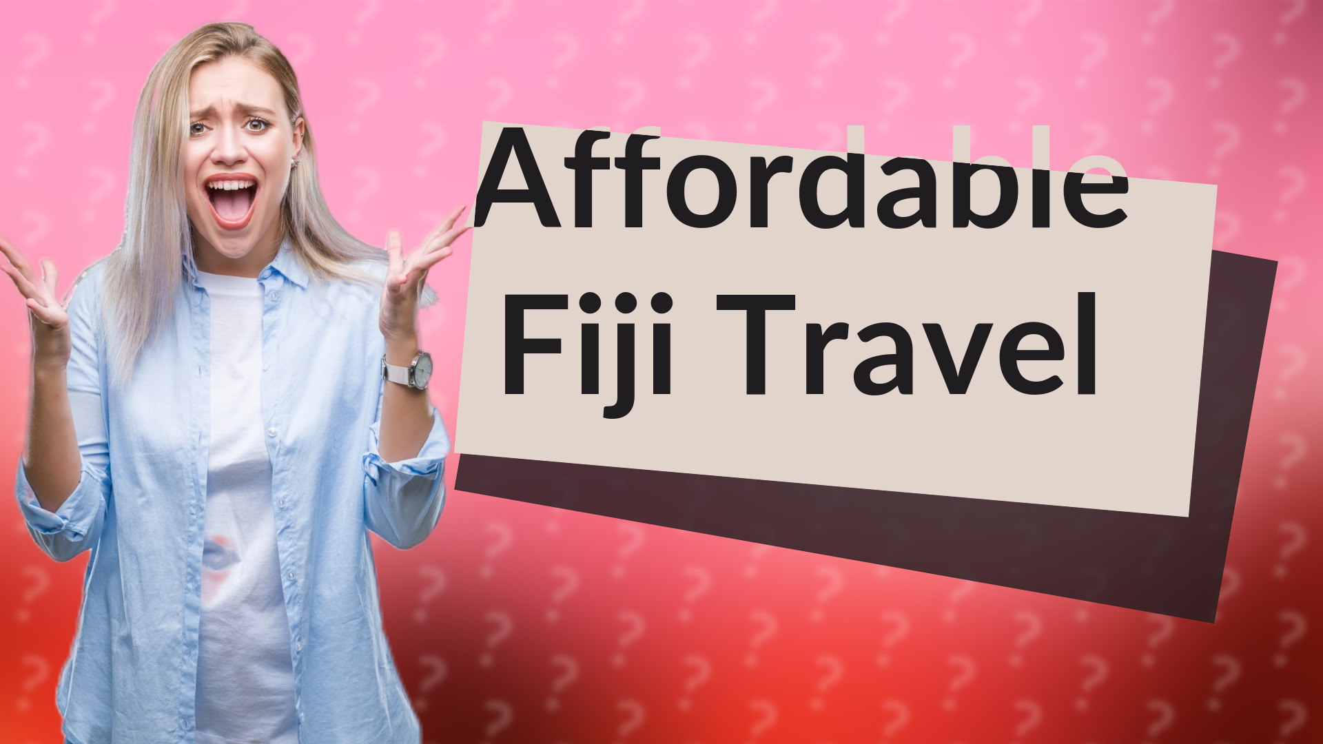 Affordable Fiji Travel