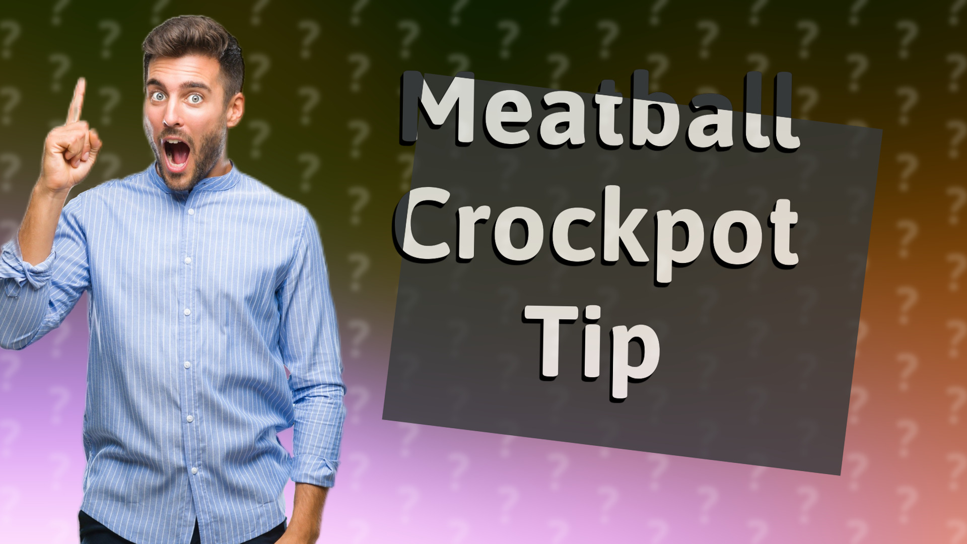 Meatball Crockpot Tip
