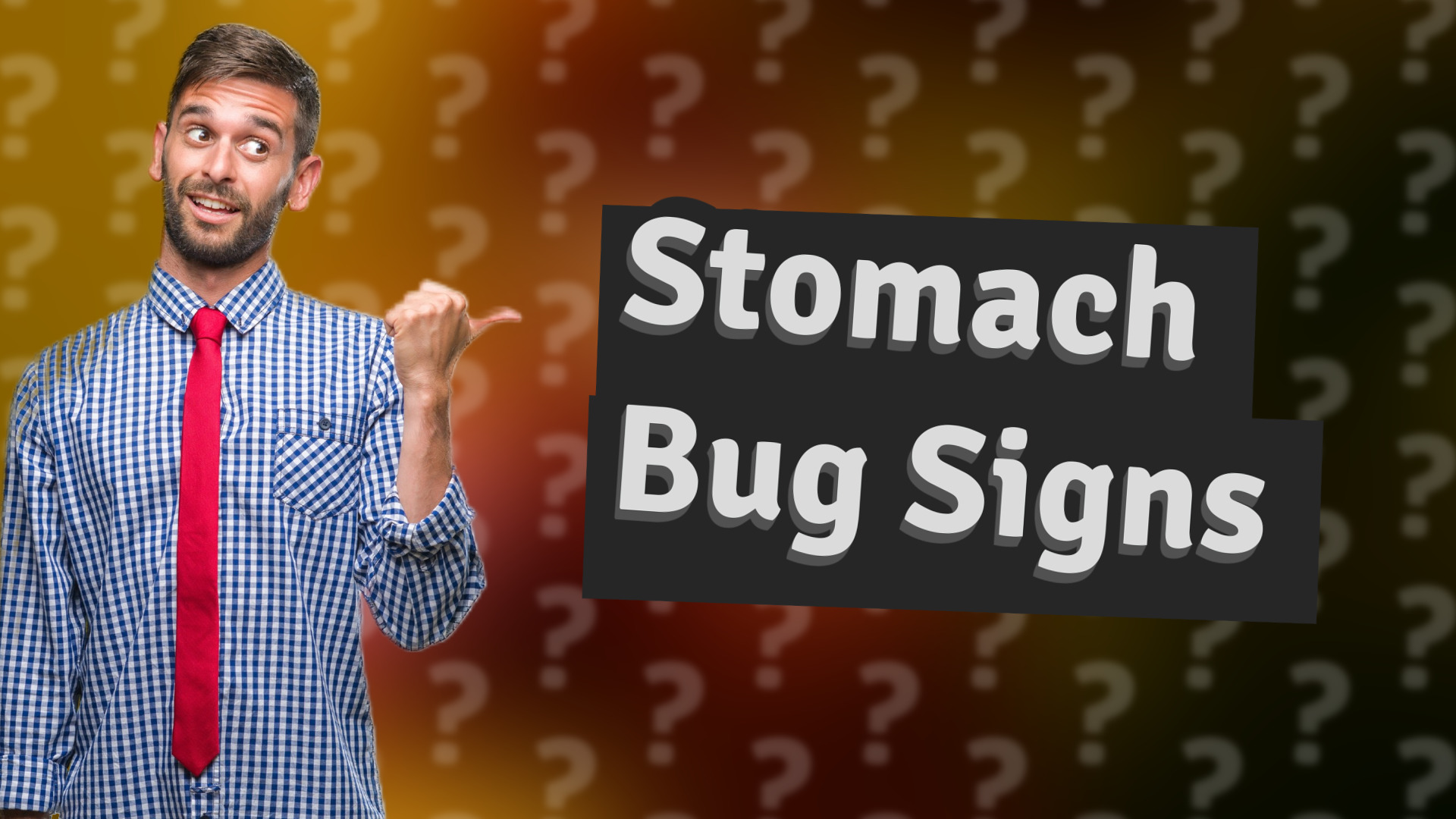 Stomach Bug Signs