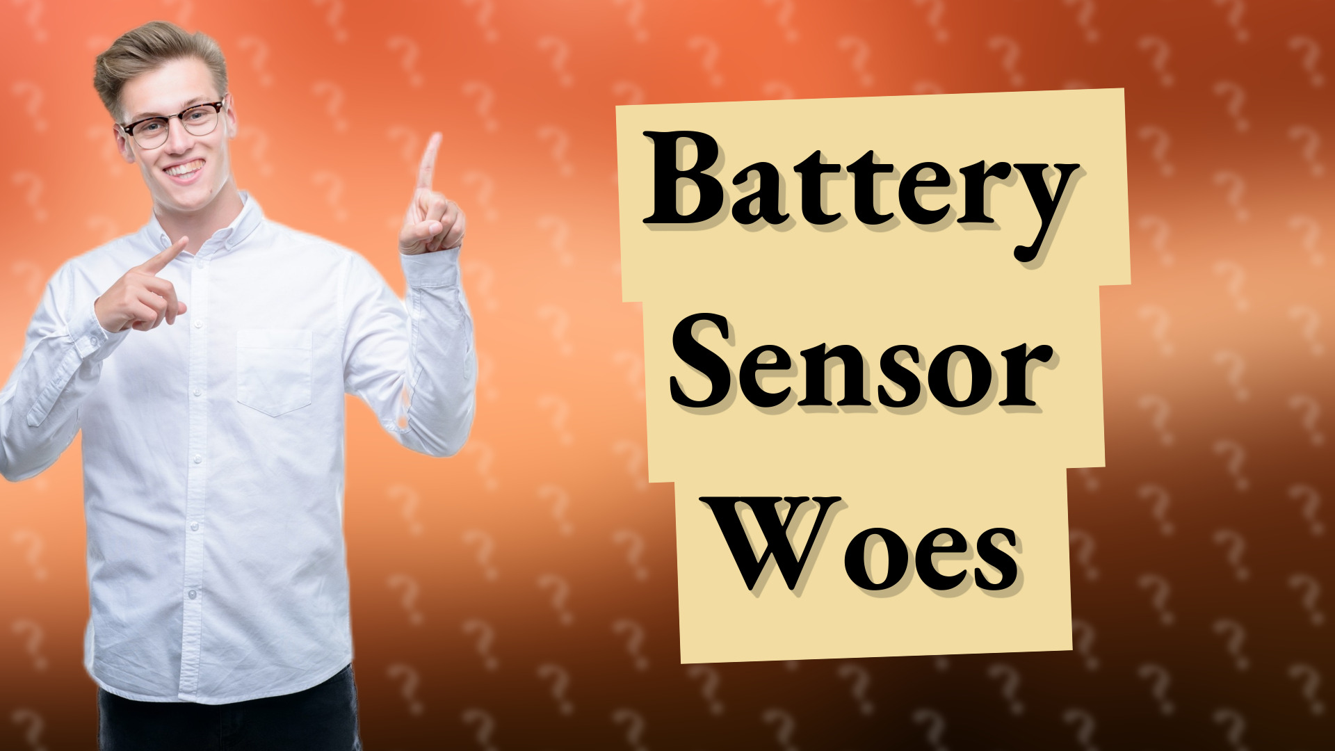 Battery Sensor Woes