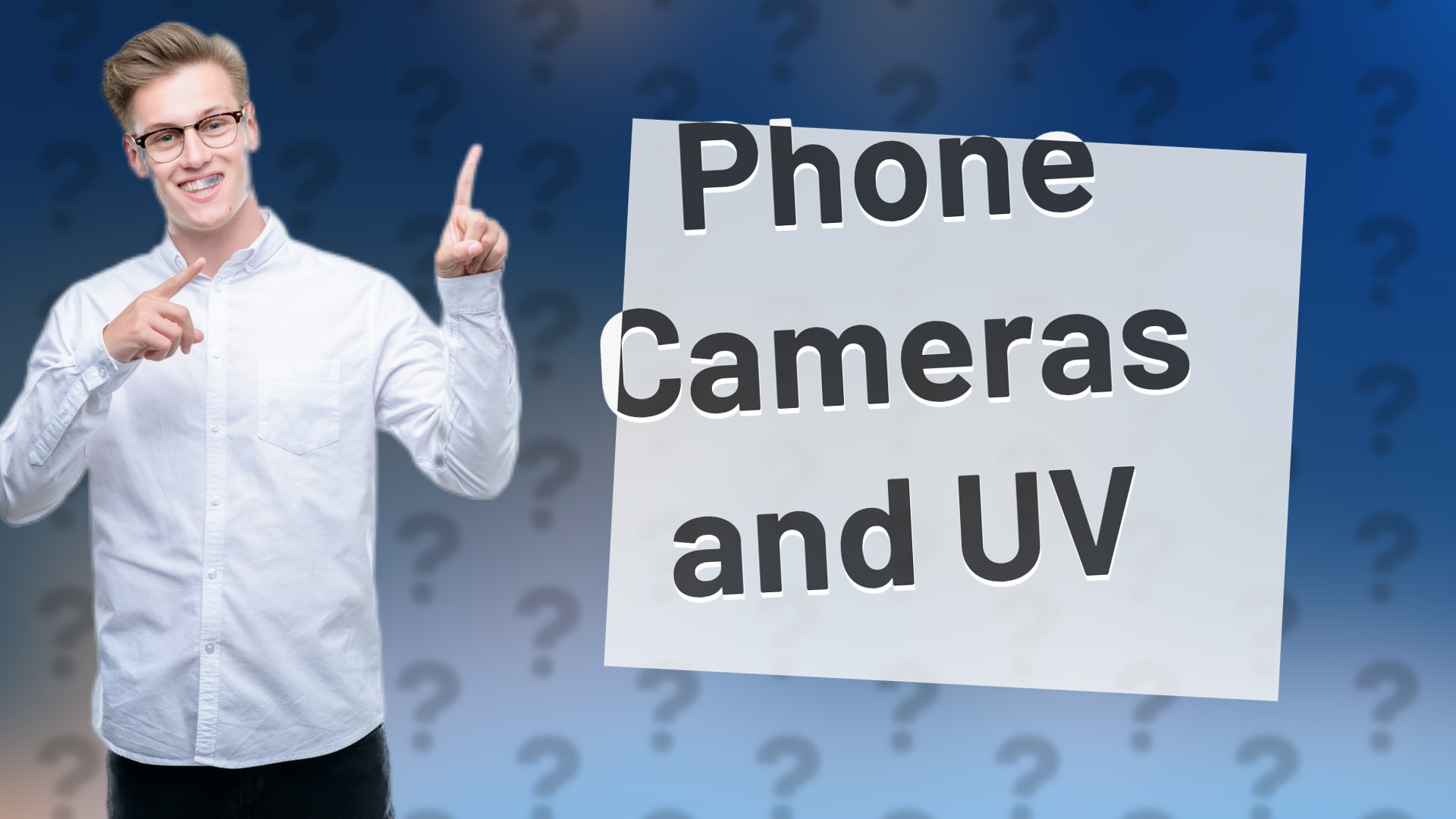 Phone Cameras and UV