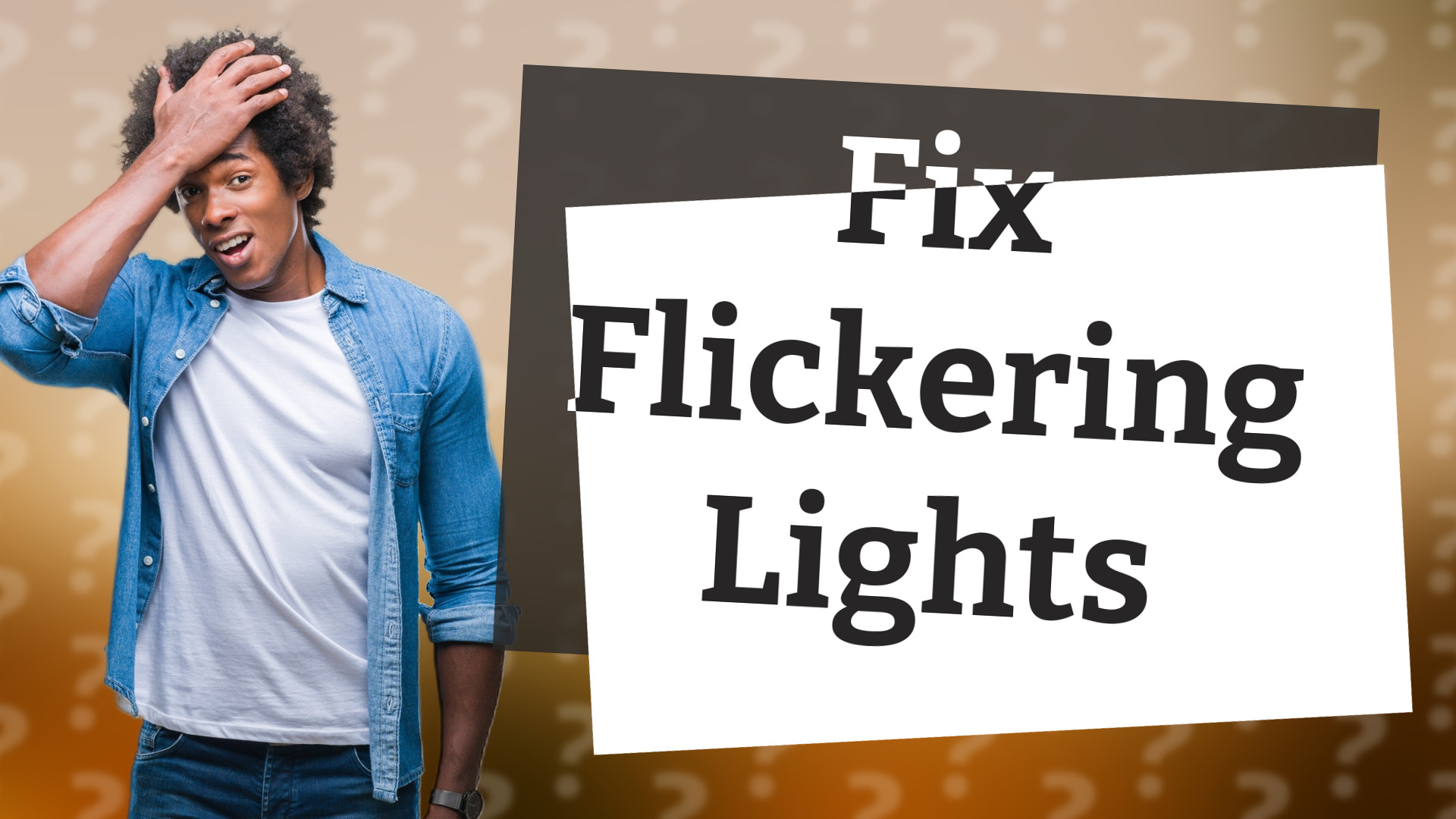 Fix Flickering Lights