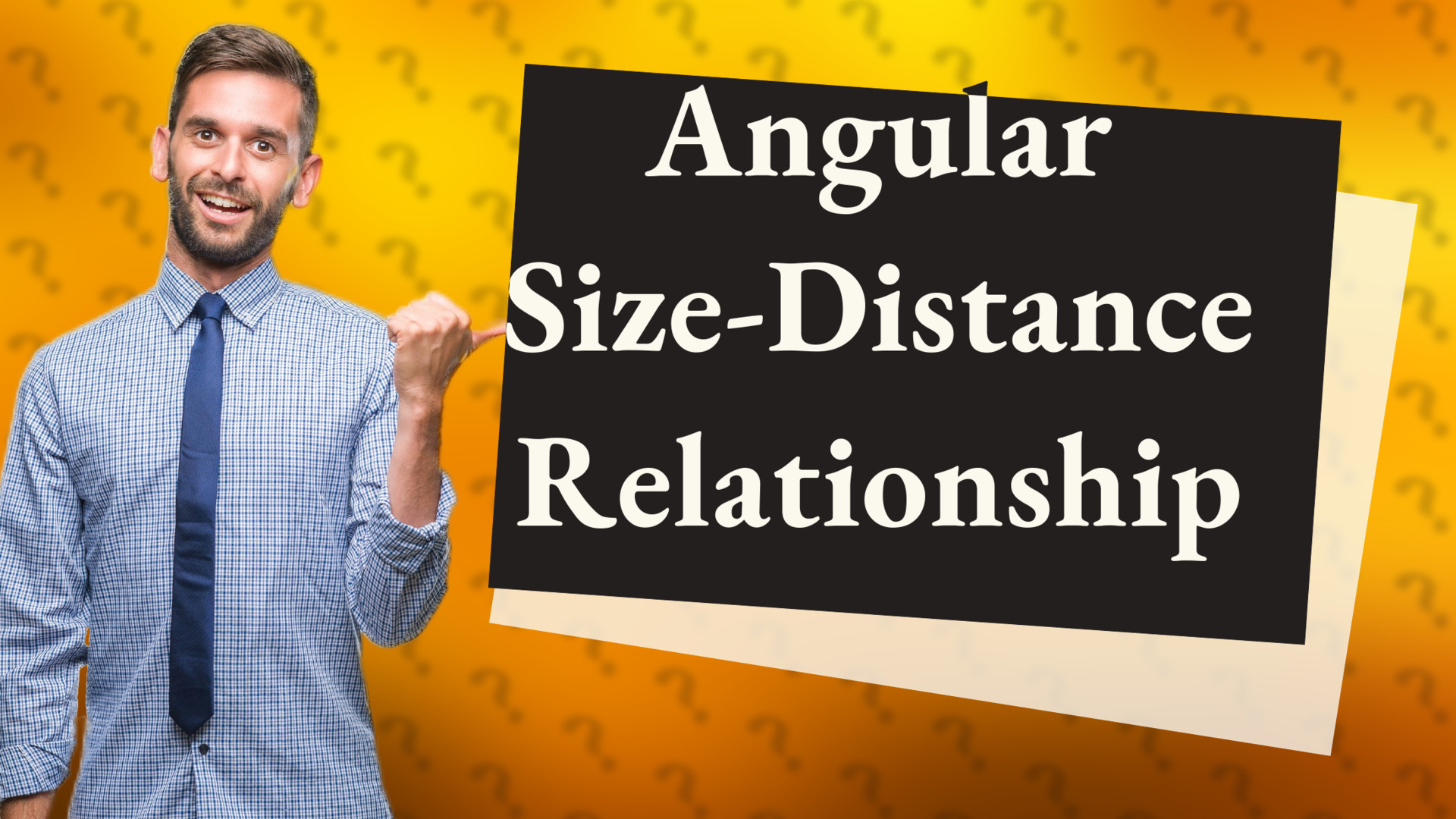 Angular Size-Distance Relationship