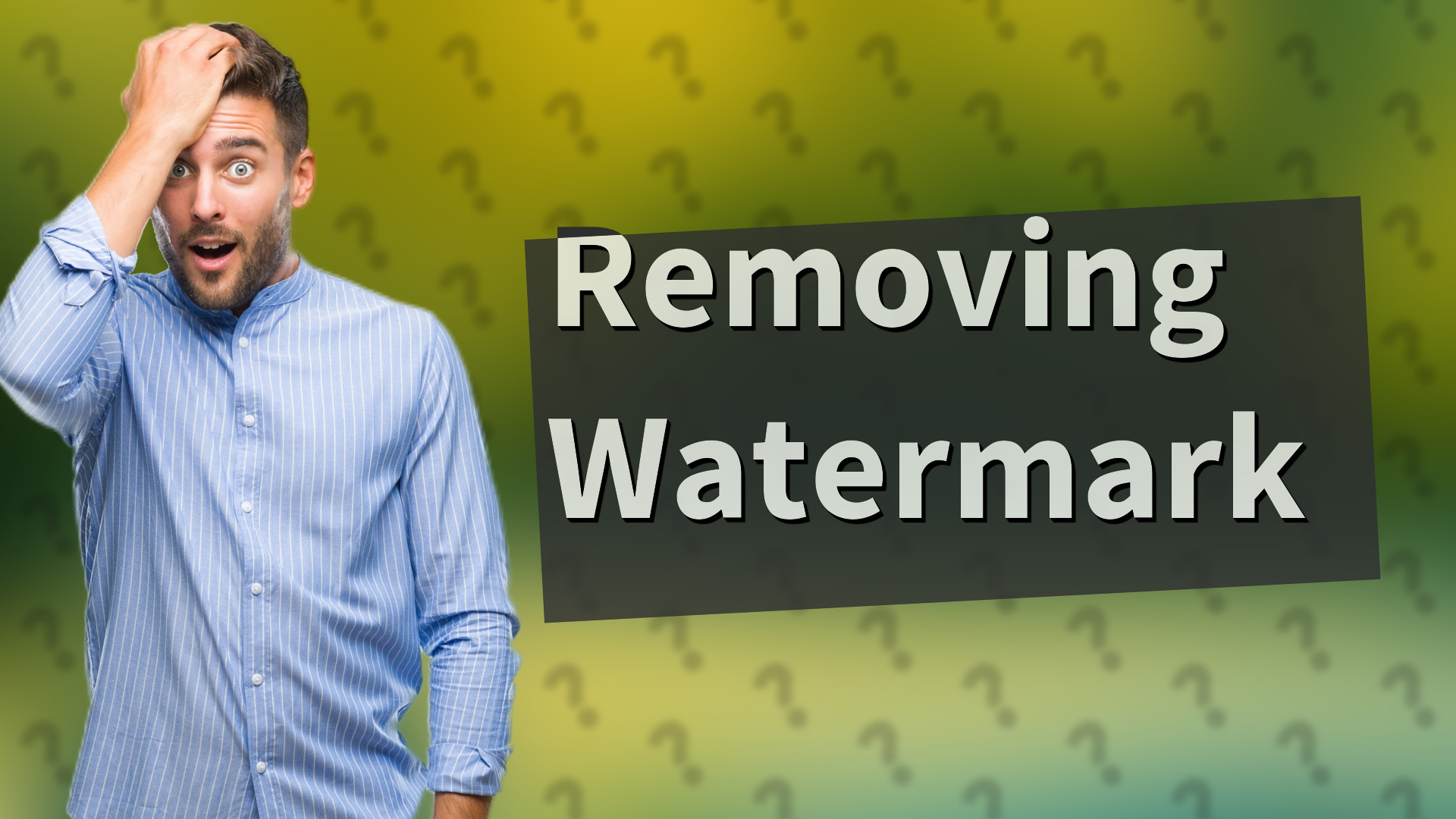 Removing Watermark