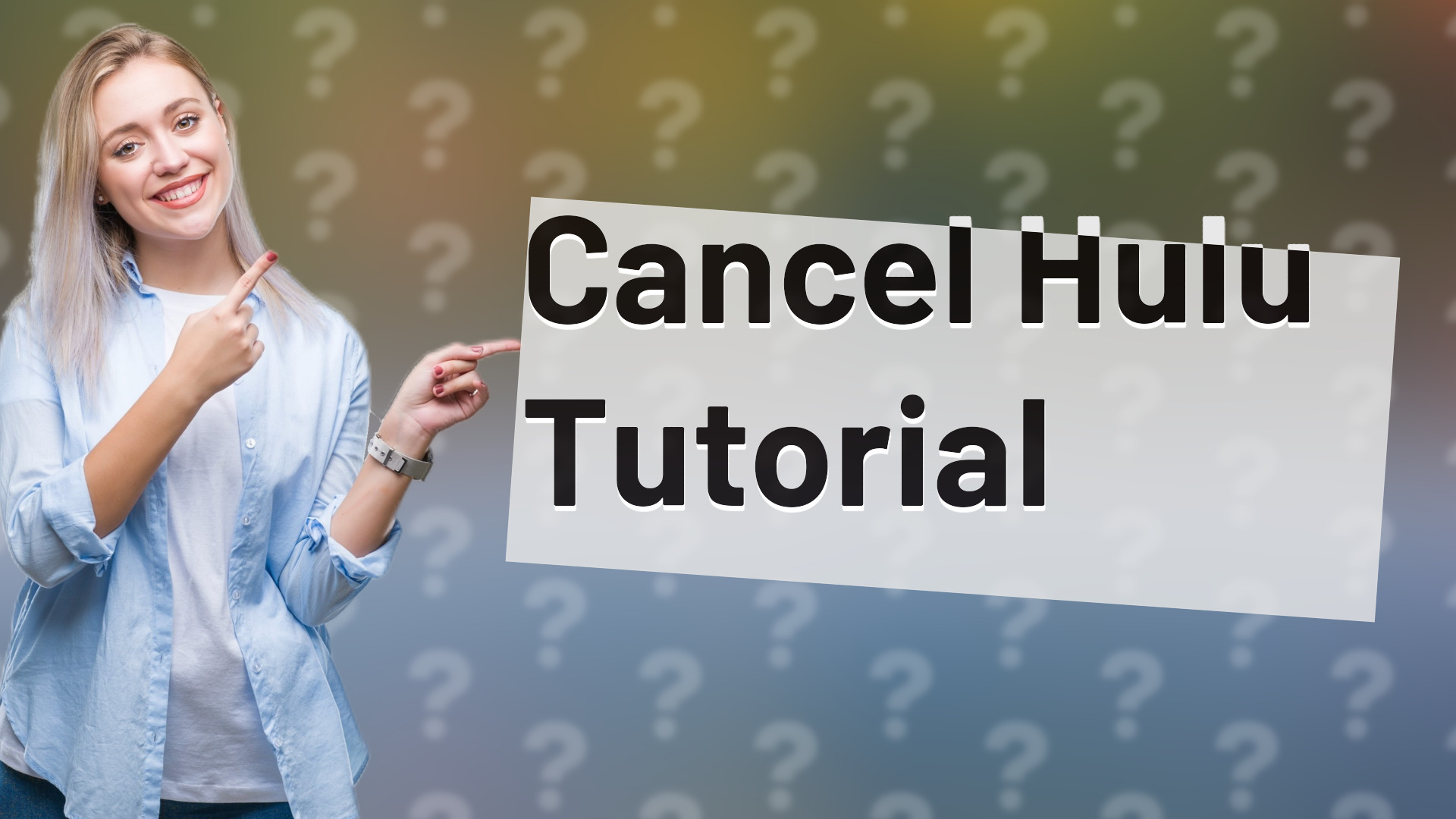 Cancel Hulu Tutorial