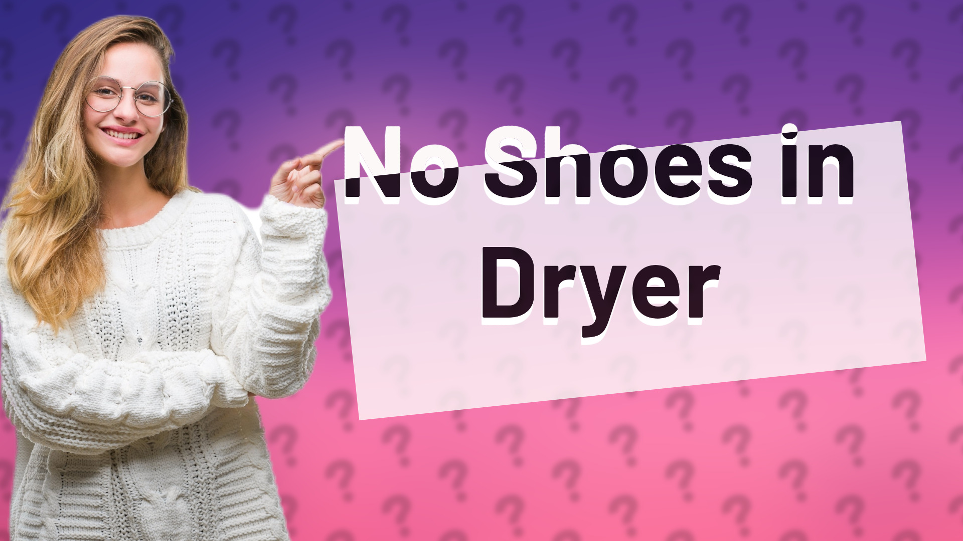 No Shoes in Dryer