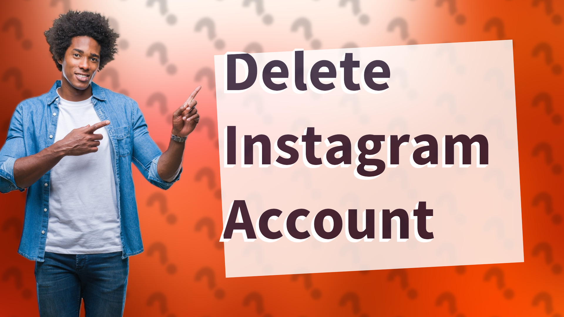 Delete Instagram Account