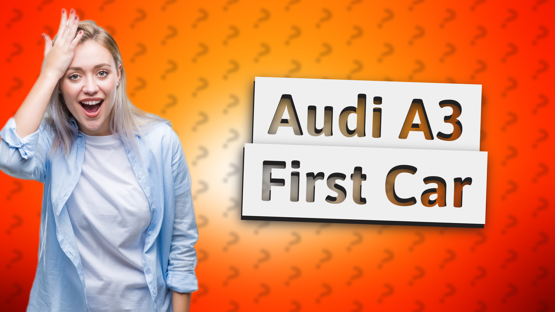 Audi A3 First Car