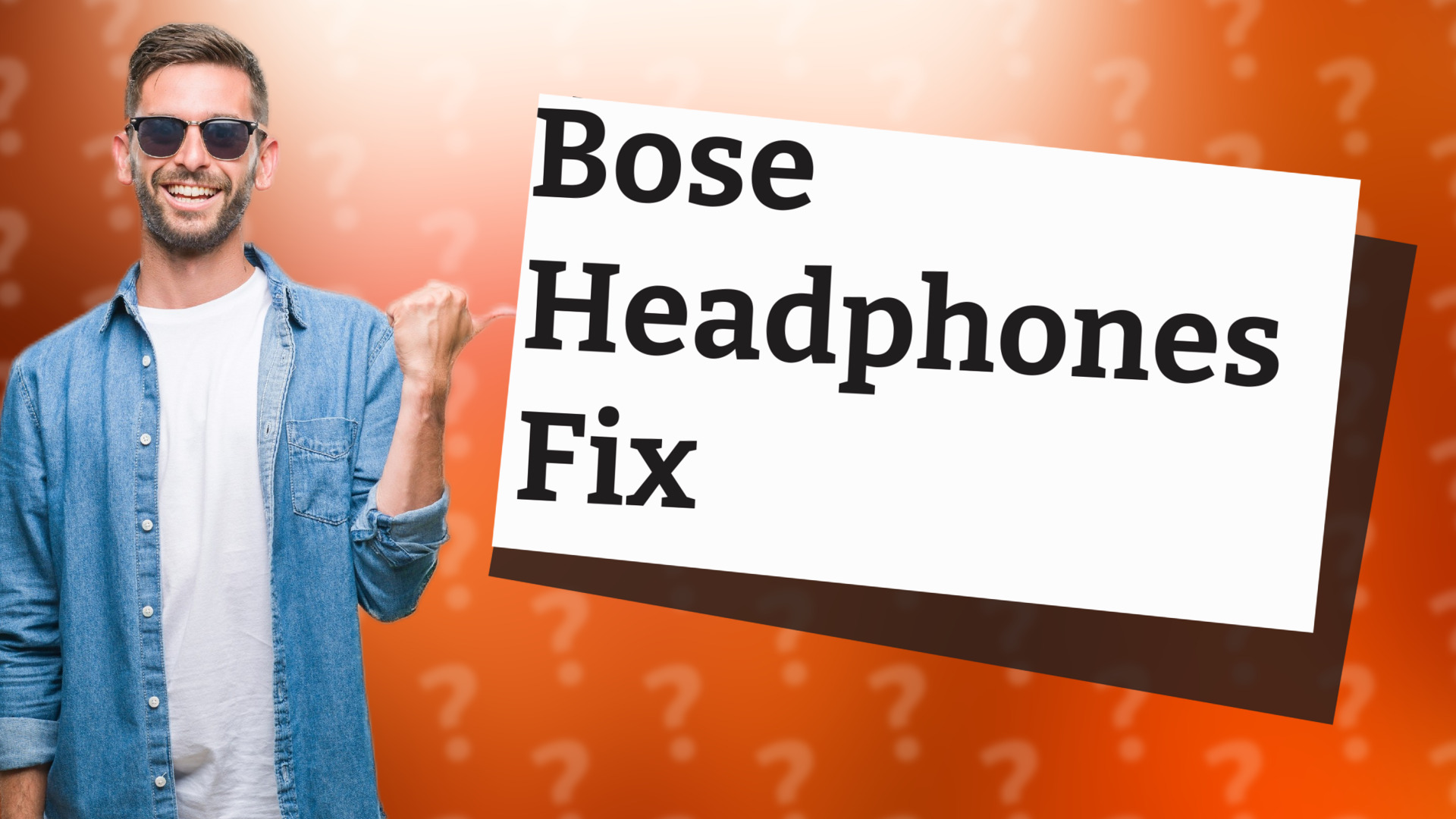 Bose Headphones Fix