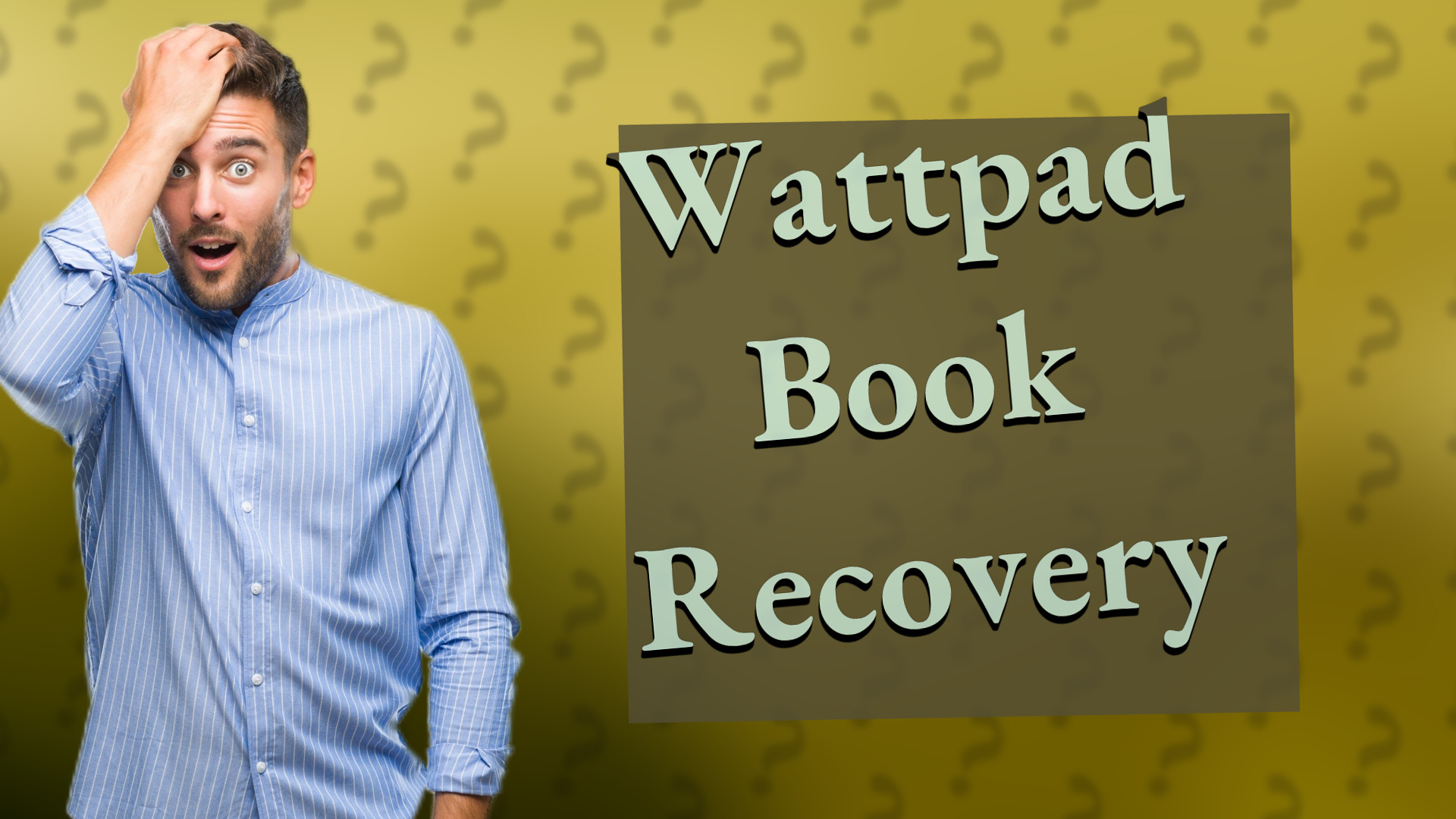 Wattpad Book Recovery