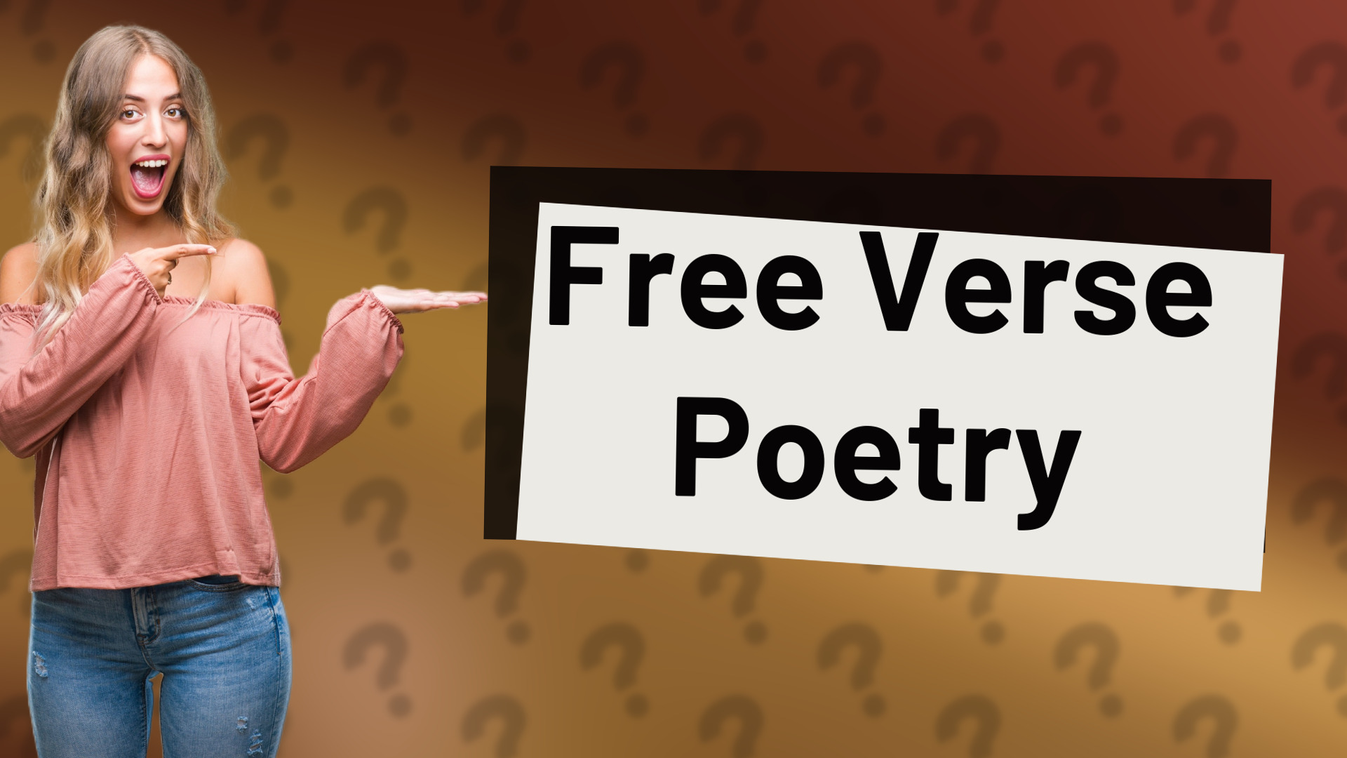 Free Verse Poetry
