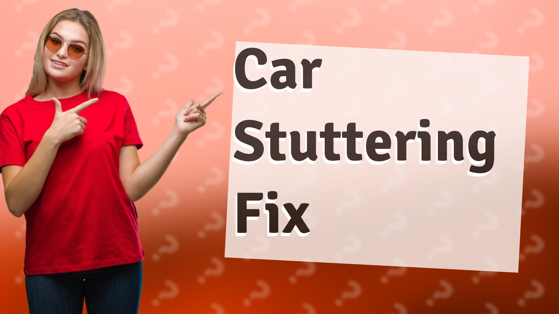Car Stuttering Fix