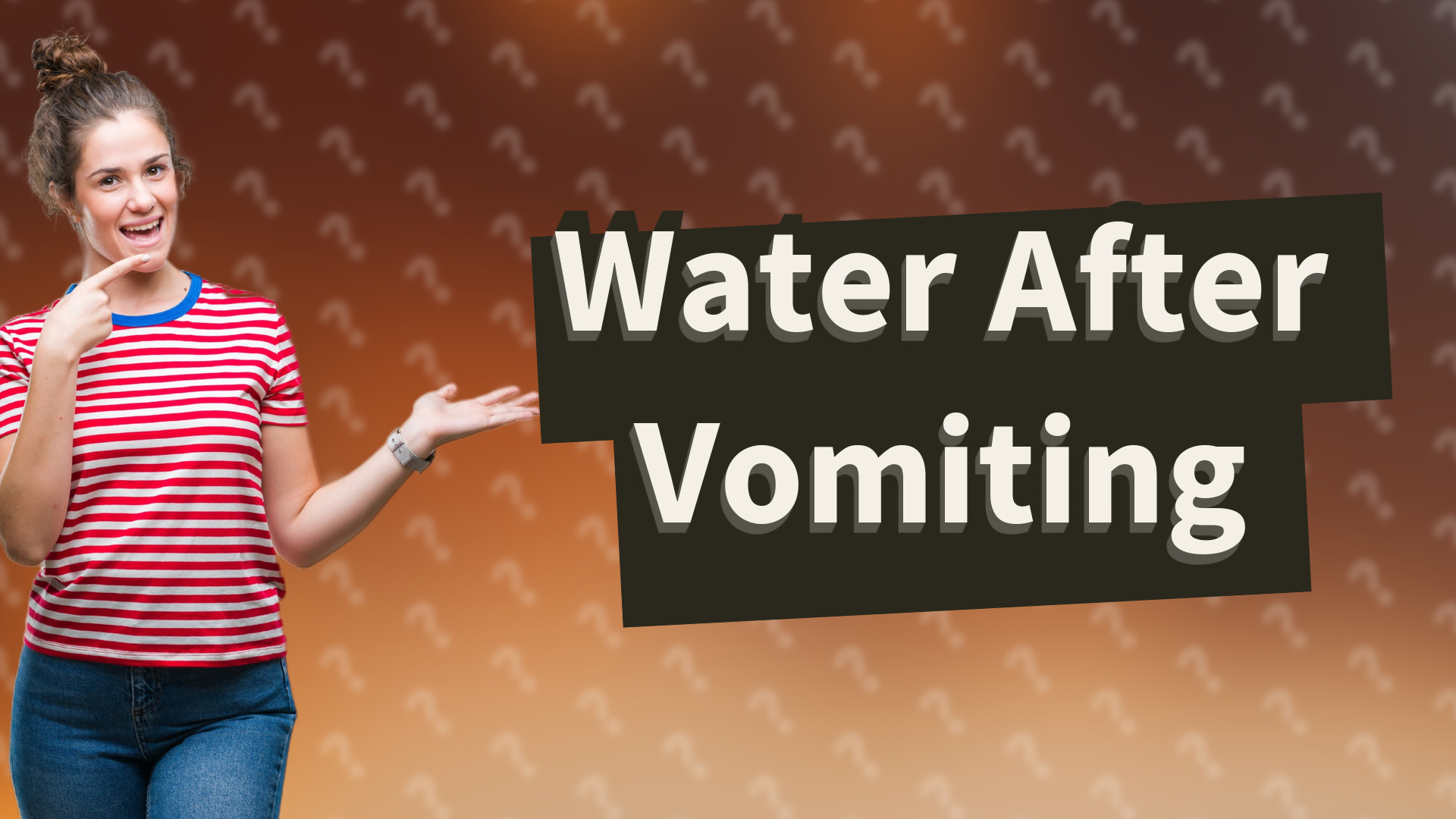 Water After Vomiting