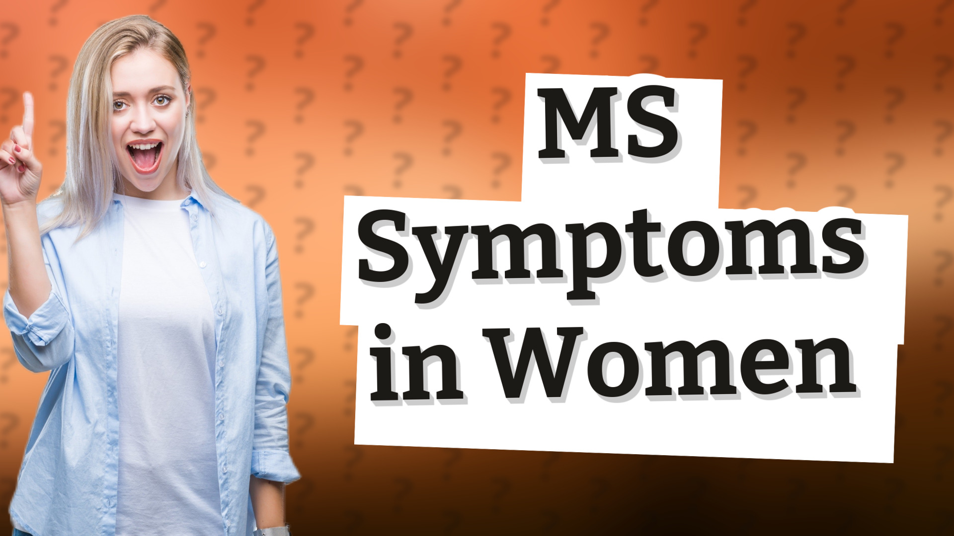 MS Symptoms in Women