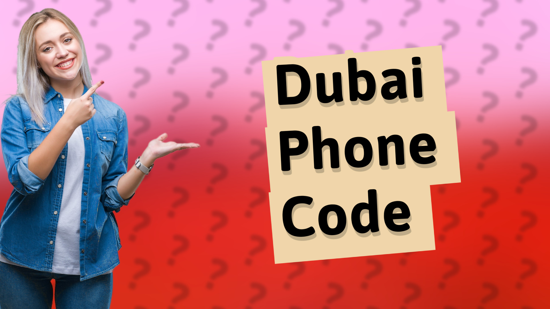 Dubai Phone Code