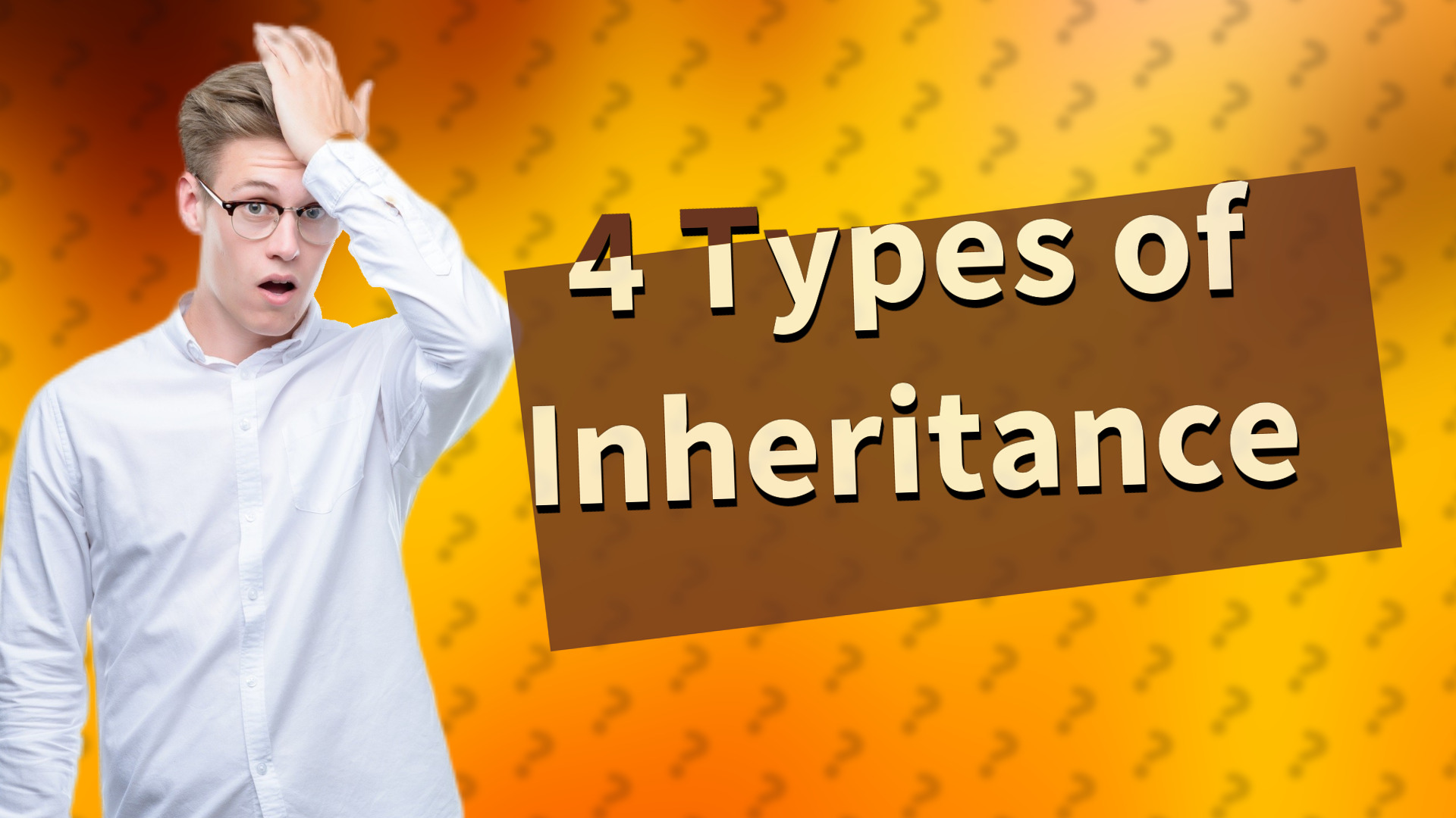 4 Types of Inheritance