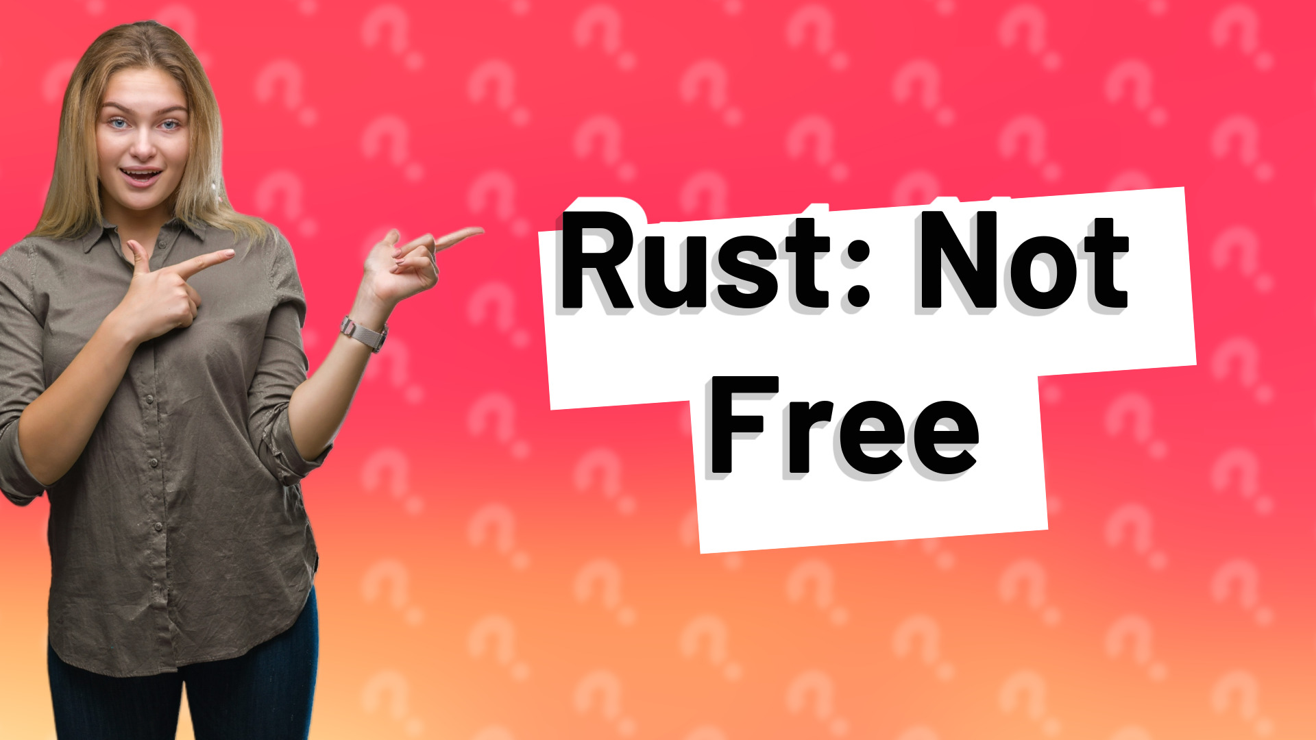 Rust: Not Free