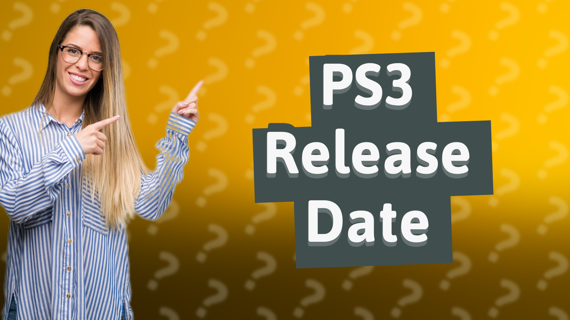 PS3 Release Date