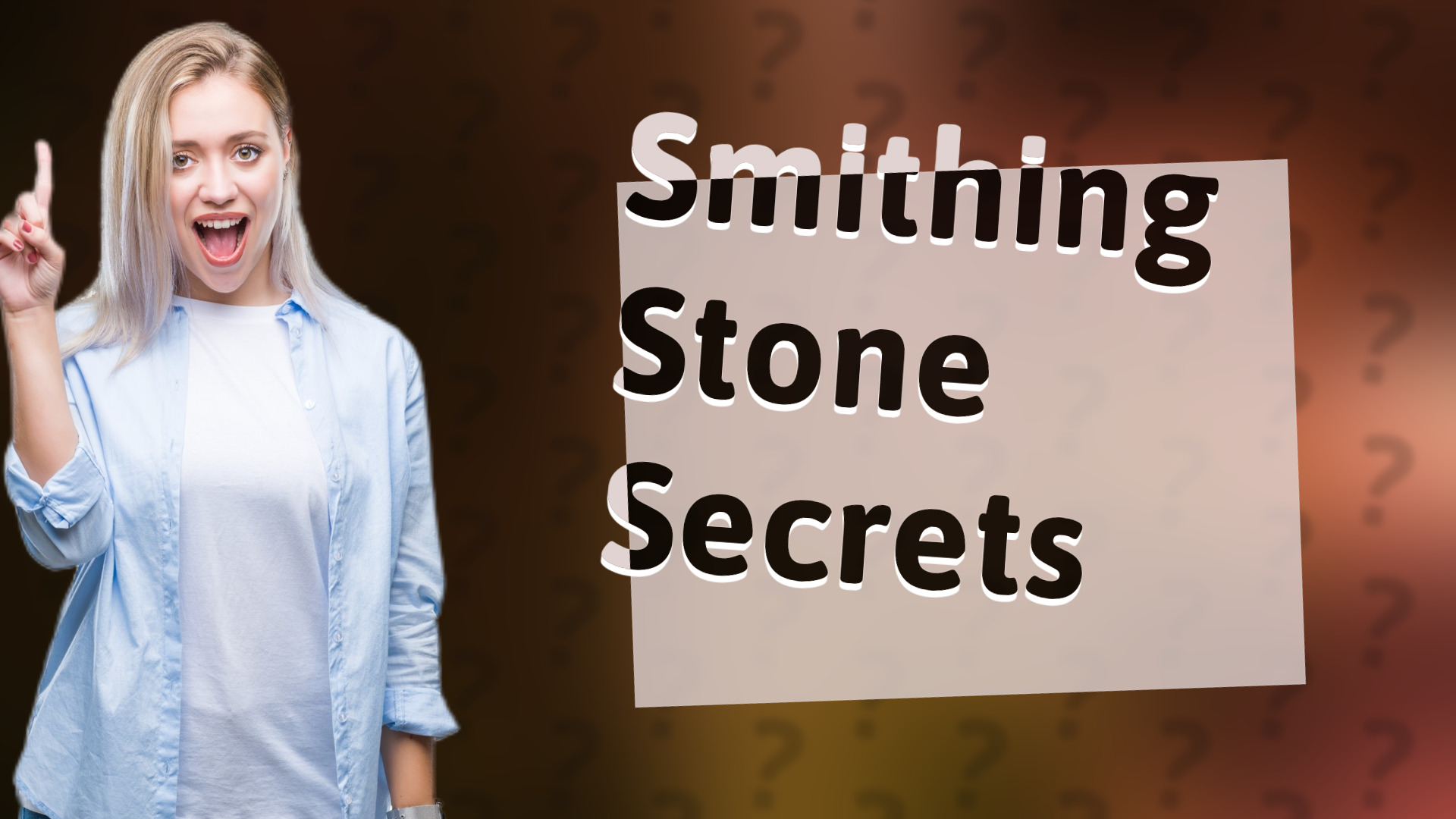 Smithing Stone Secrets