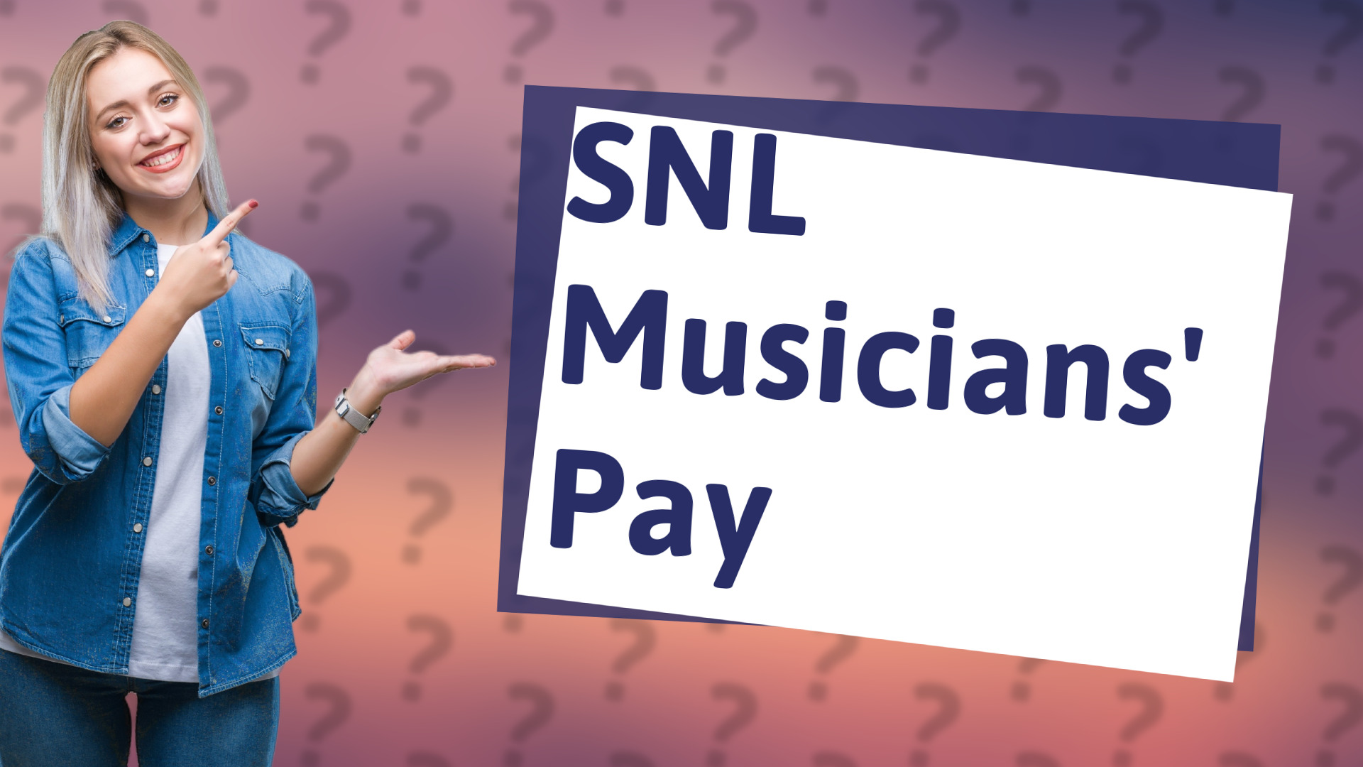 SNL Musicians' Pay